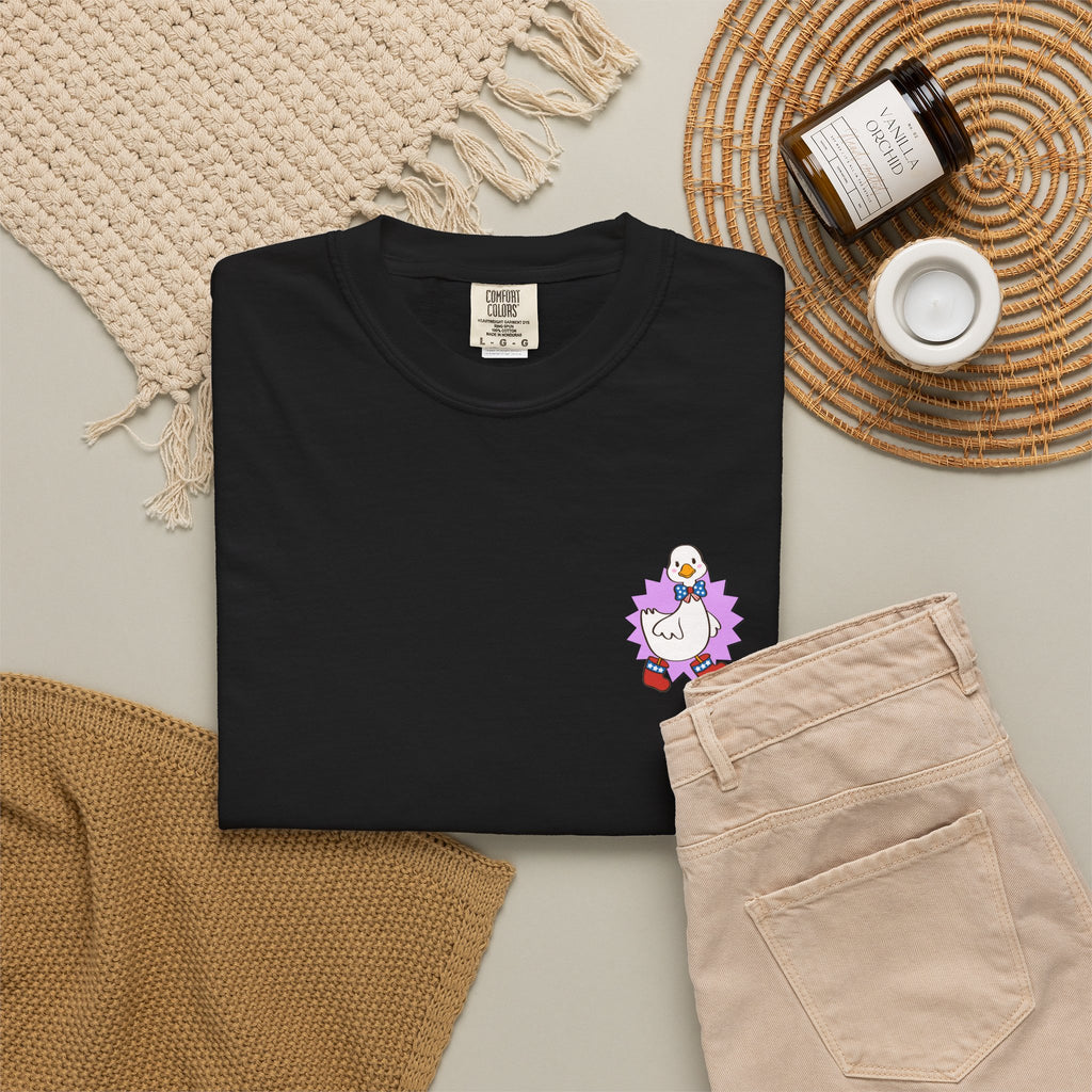 Lilac Patriot Duck Graphic Tee