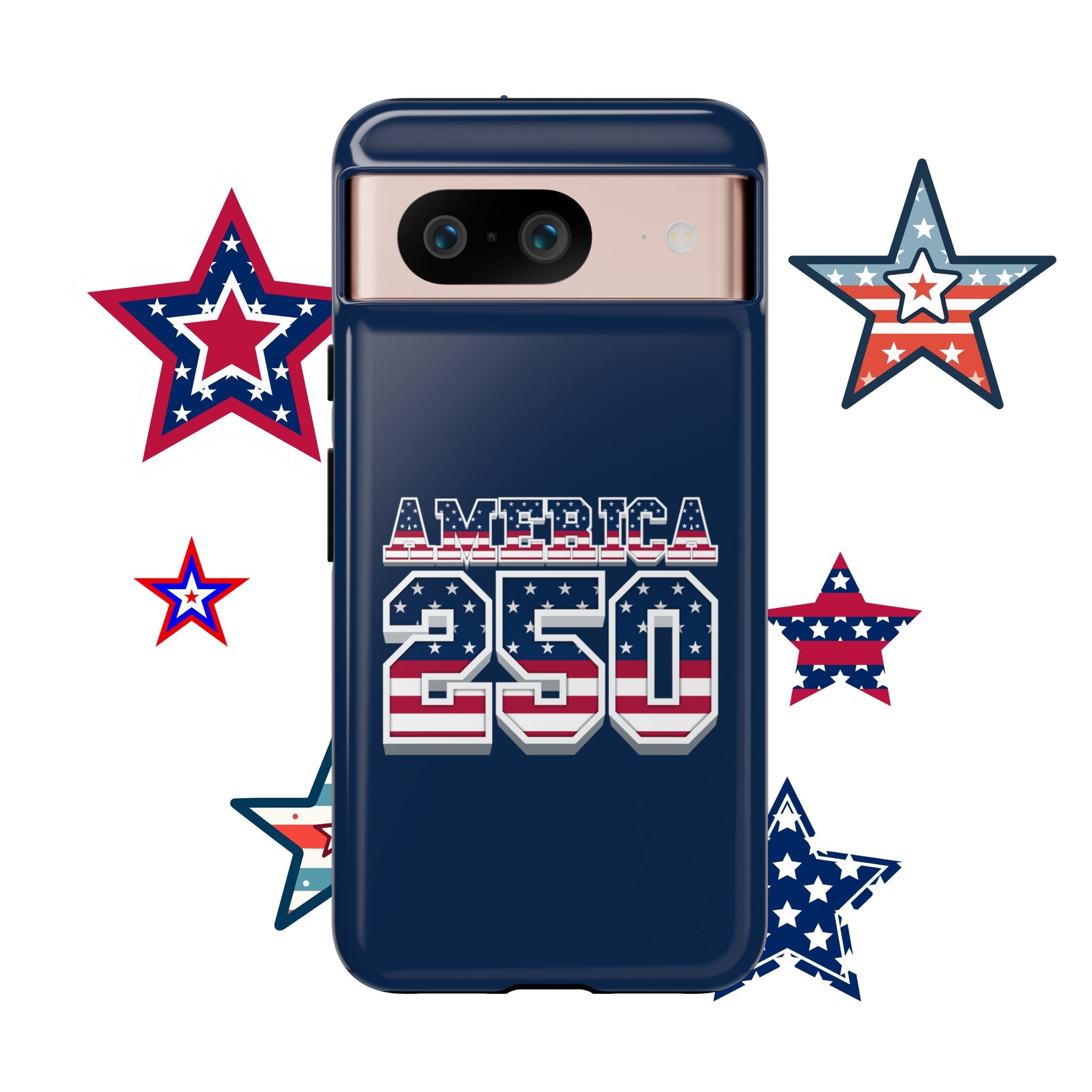 America 250 Phone Case — Patriotic USA Flag Design