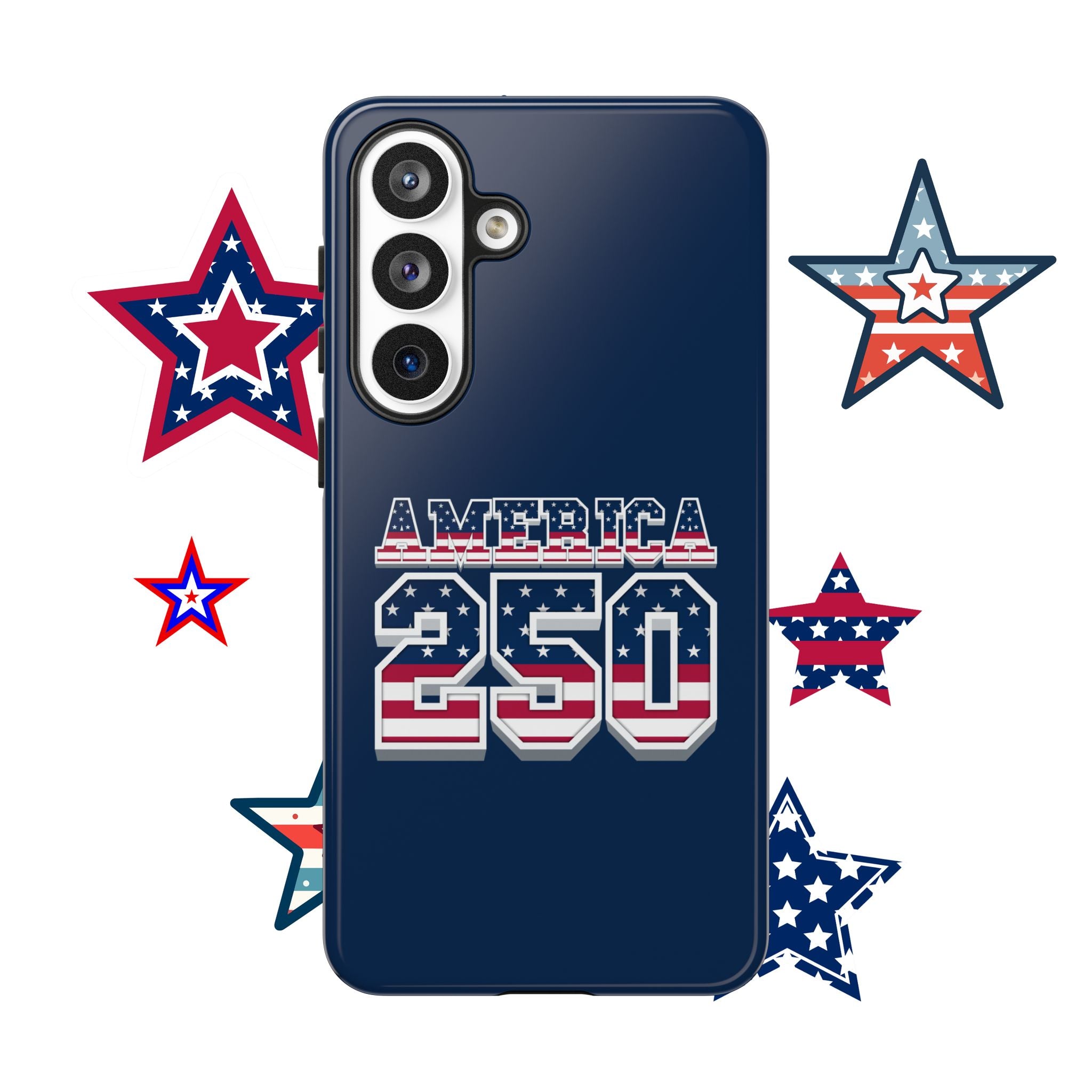America 250 Phone Case — Patriotic USA Flag Design