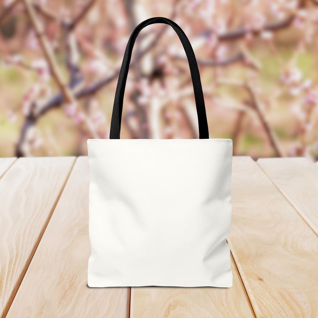 Mahjong Tiles Tote Bag — Zen Mahjong Design with Chinese Characters