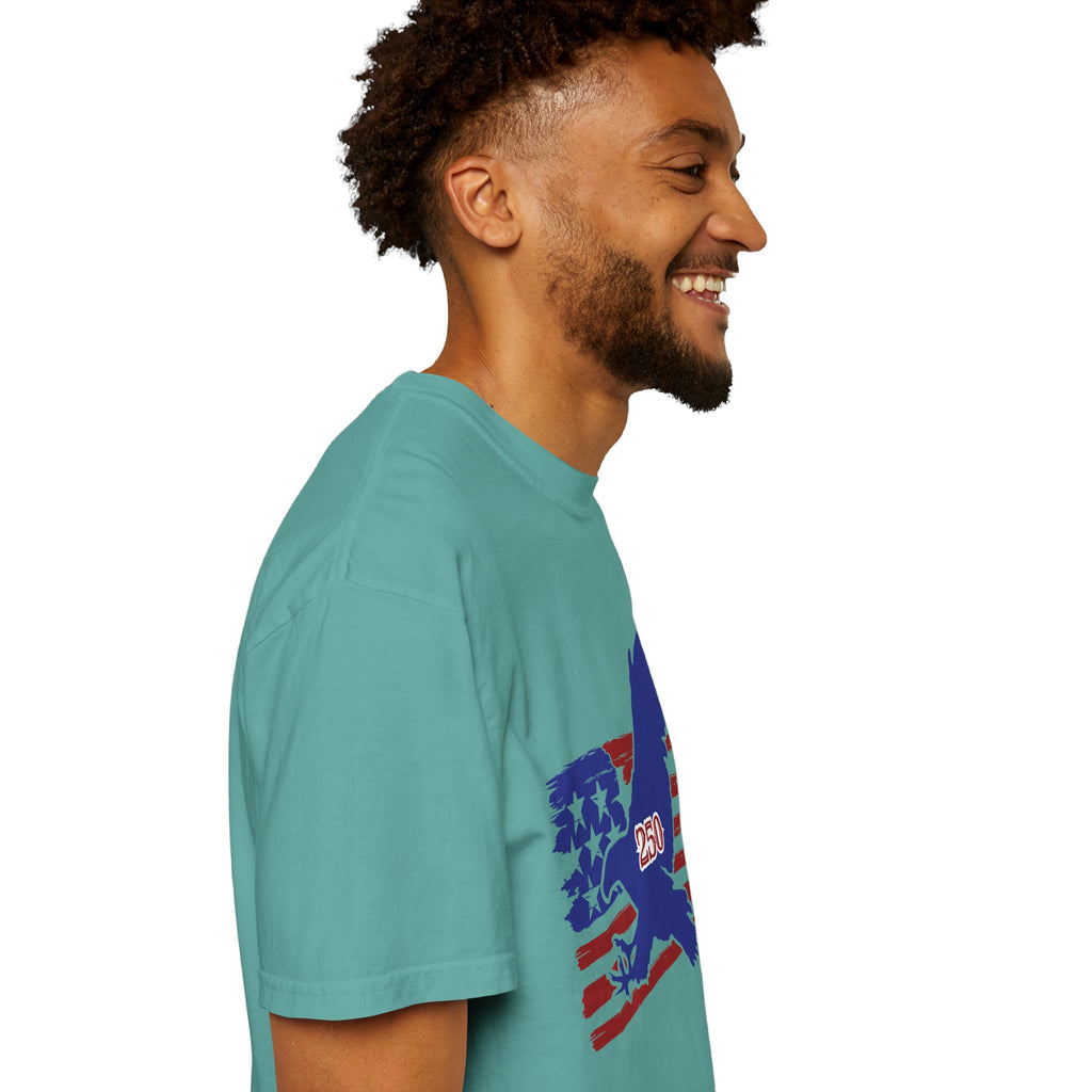 250th Anniversary Eagle T-Shirt with American Flag