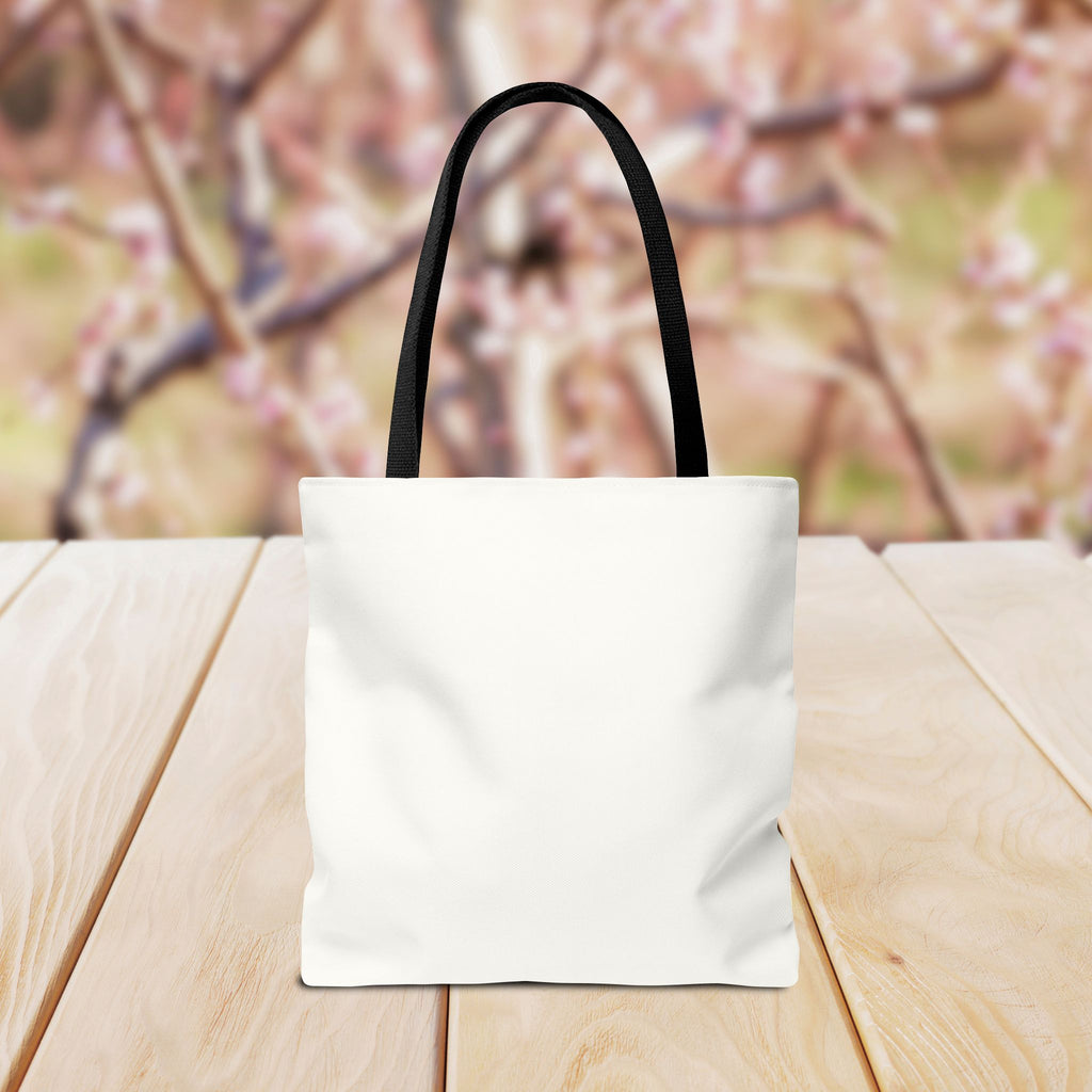 Mahjong Tiles Tote Bag — Zen Mahjong Design with Chinese Characters
