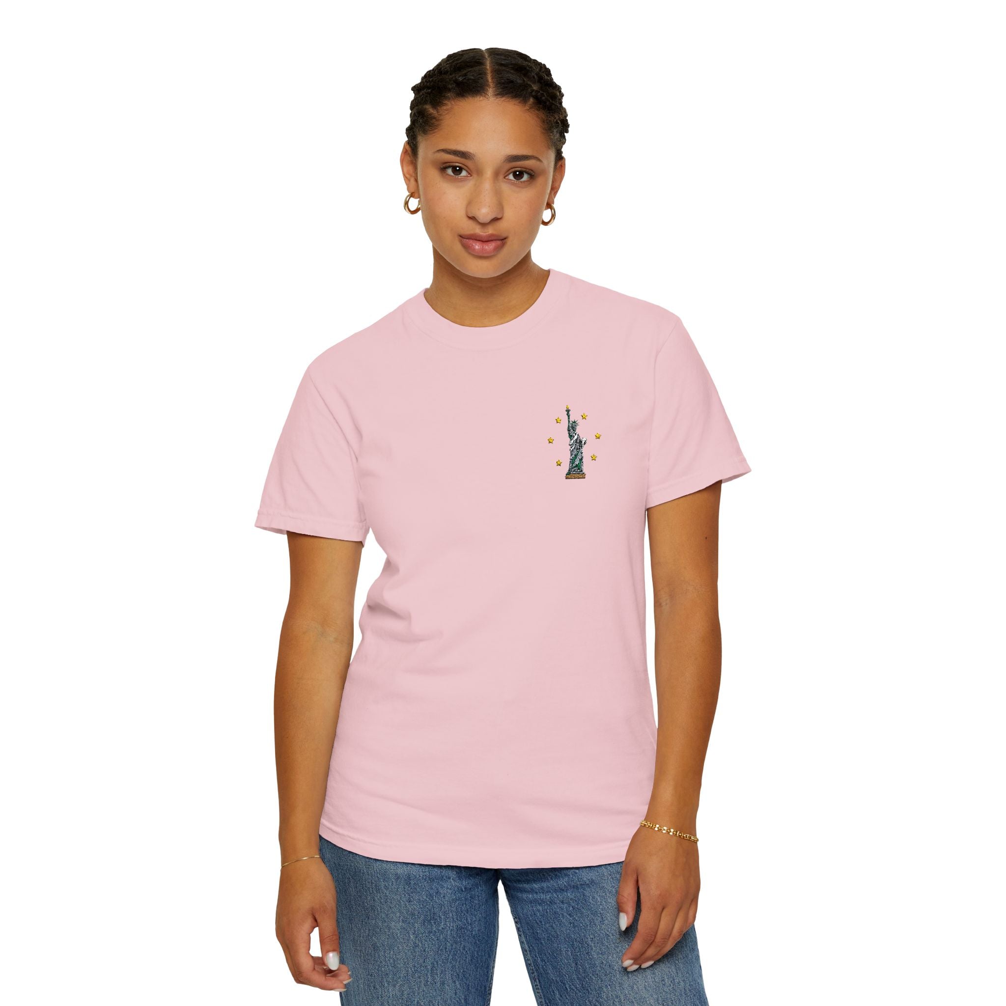 Give me Liberty - Embroidered T-Shirt