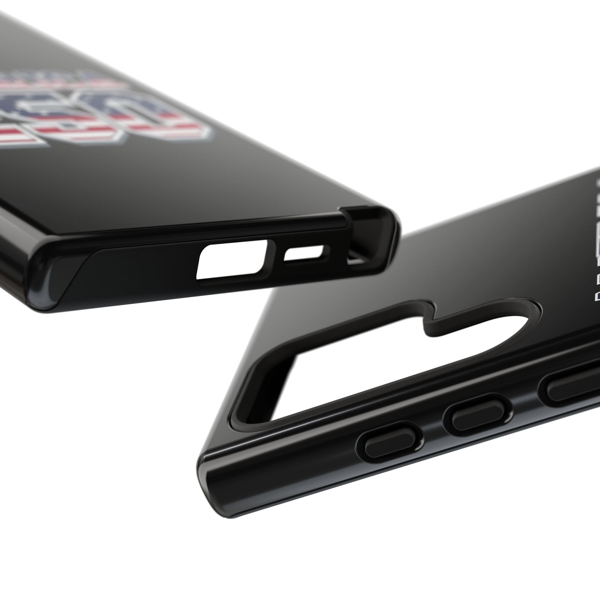 BLACK America250 Phone Case — Patriotic USA Flag Design