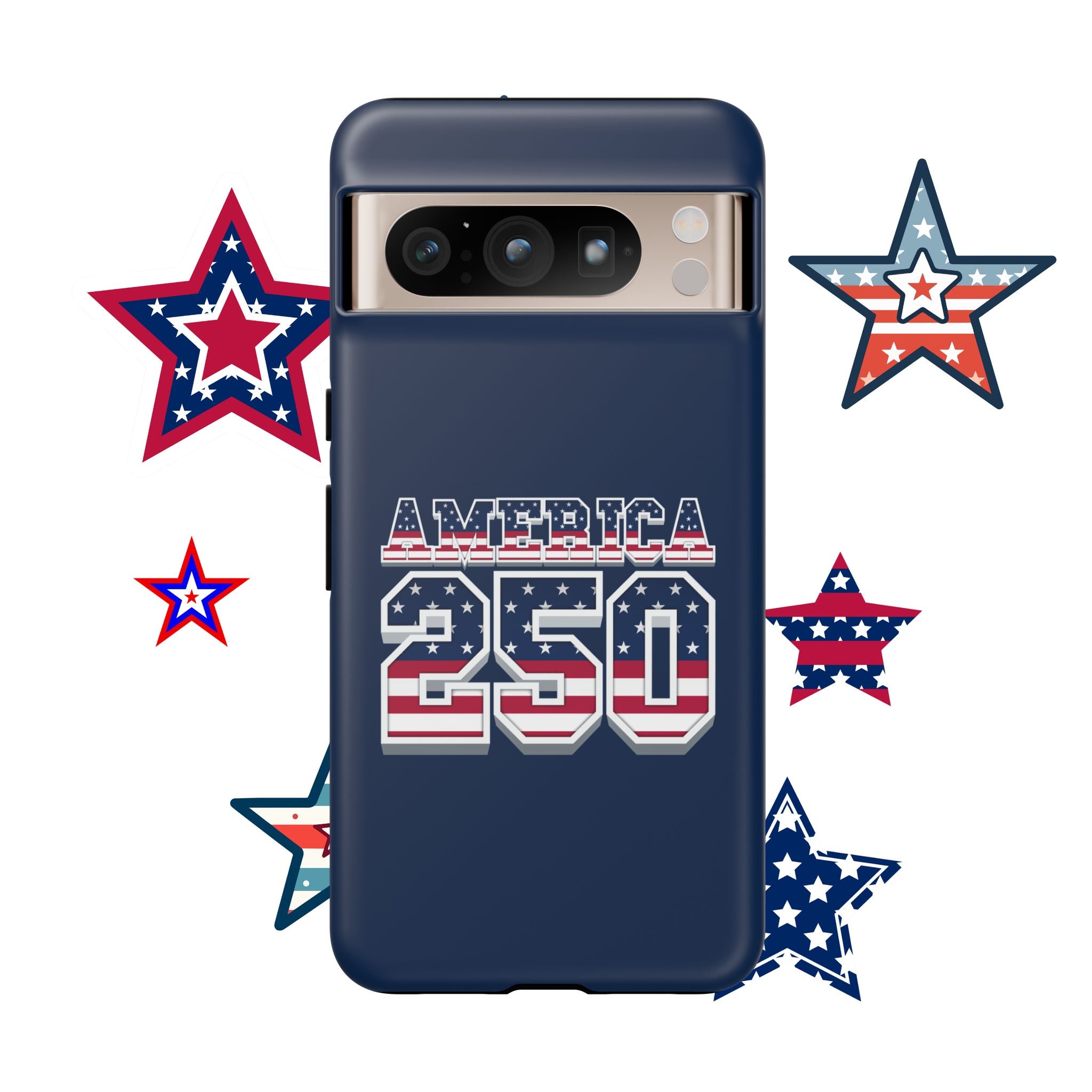 America 250 Phone Case — Patriotic USA Flag Design