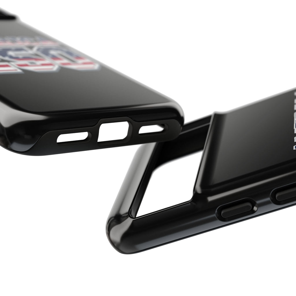 BLACK America250 Phone Case — Patriotic USA Flag Design