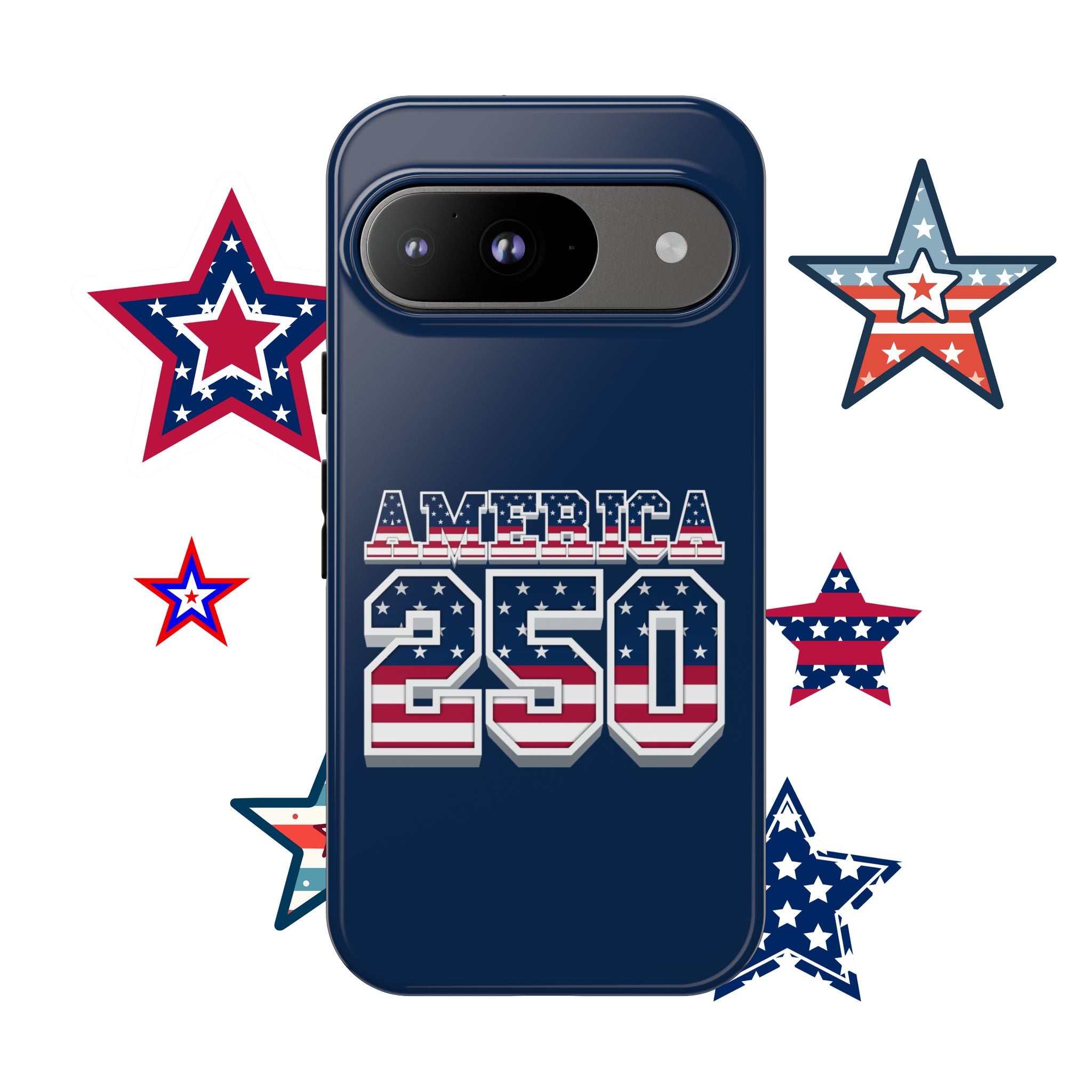 America 250 Phone Case — Patriotic USA Flag Design
