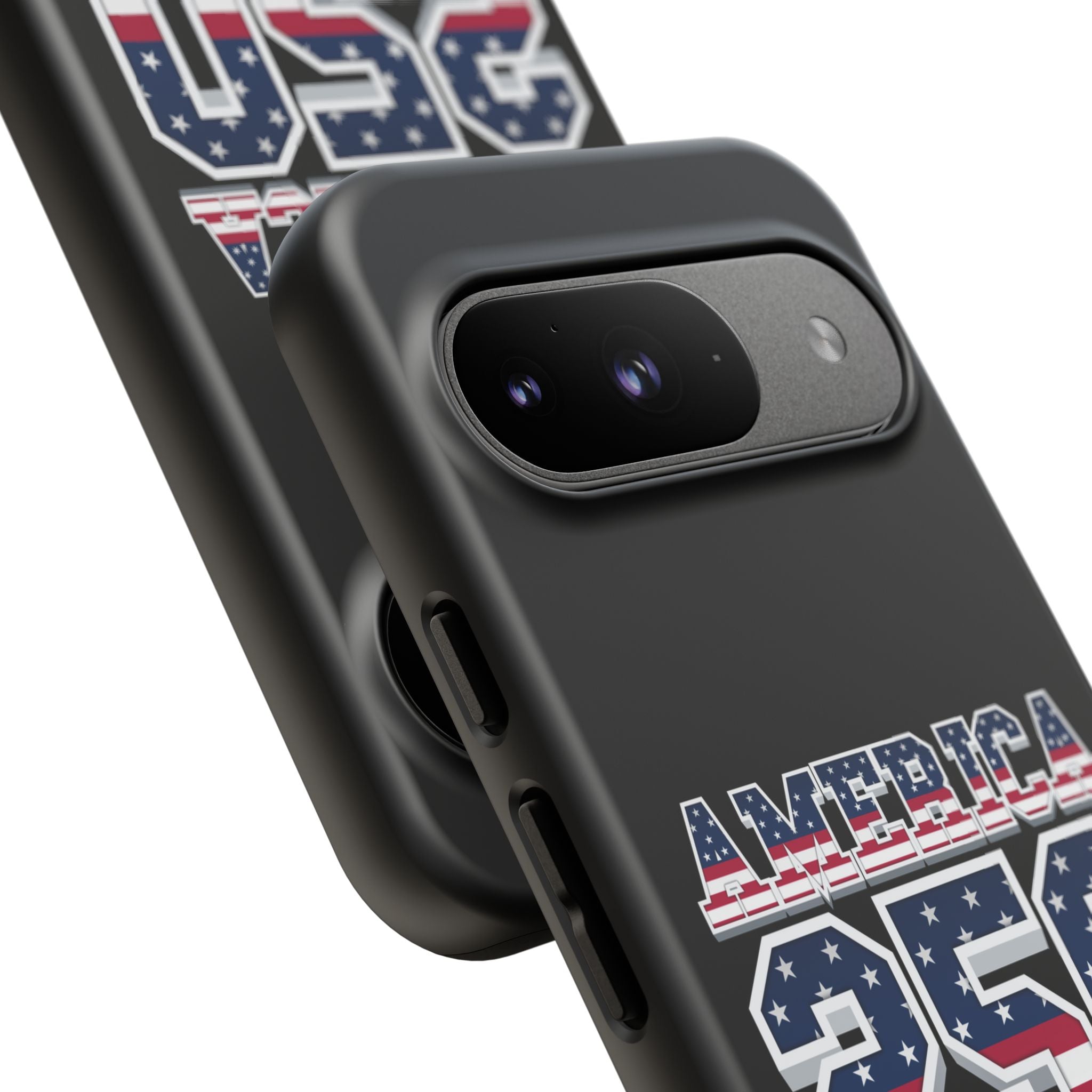 BLACK America250 Phone Case — Patriotic USA Flag Design