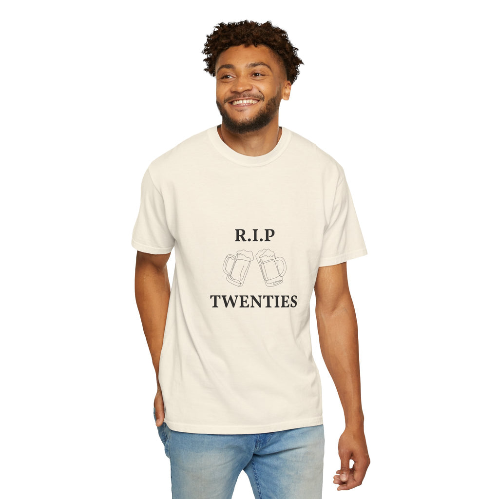 R.I.P. Twenties T-Shirt — Funny 30th Birthday Retro Tee