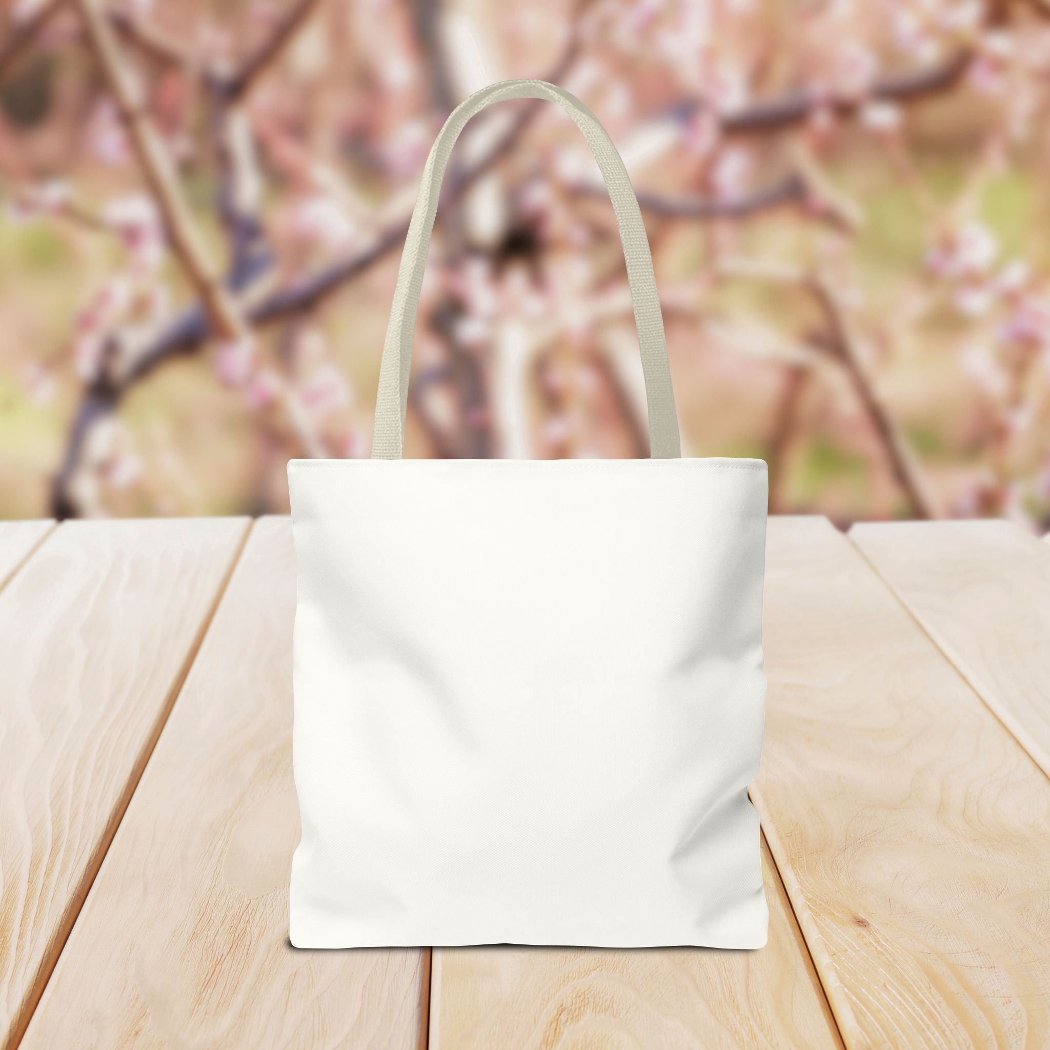 Mahjong Tiles Tote Bag — Zen Mahjong Design with Chinese Characters