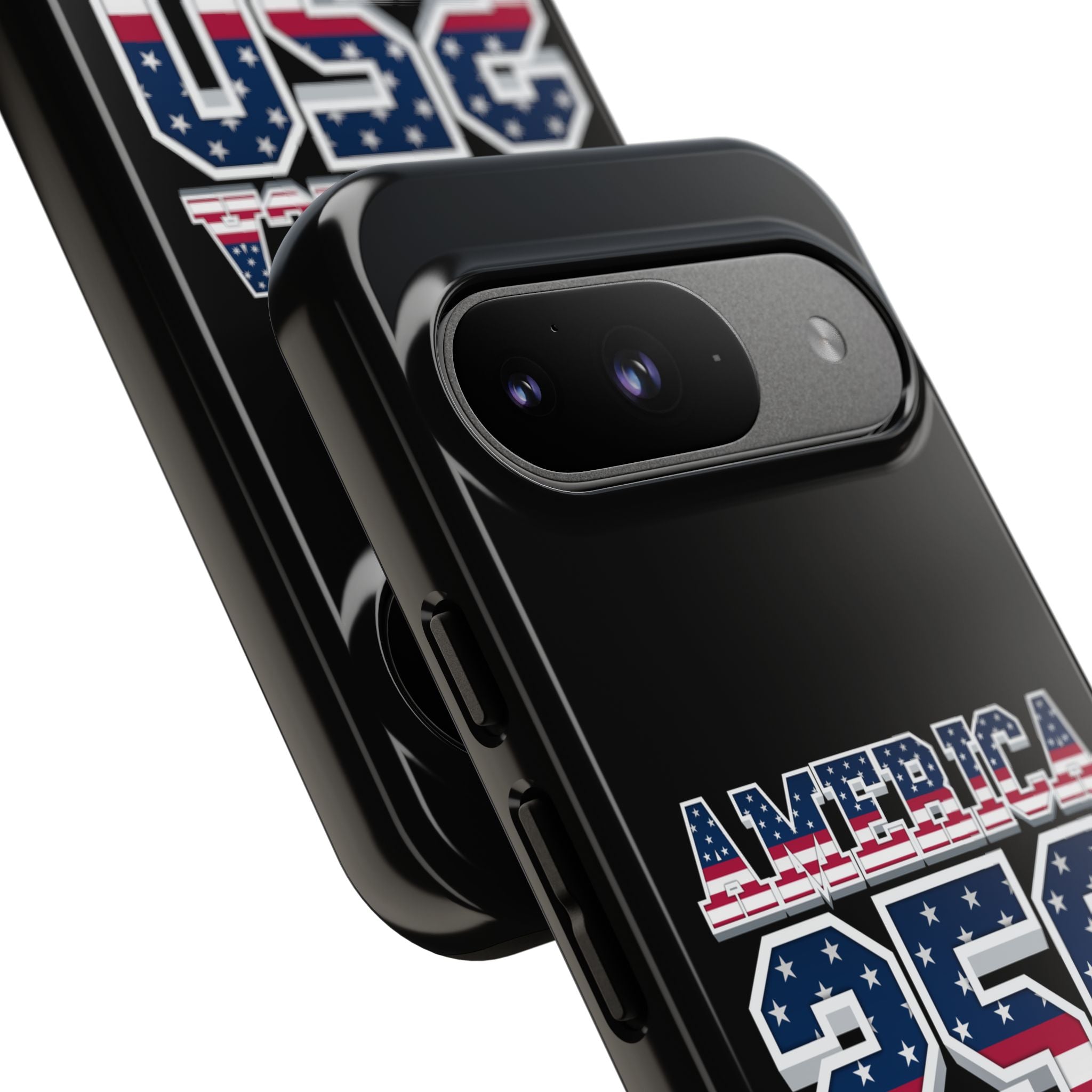 BLACK America250 Phone Case — Patriotic USA Flag Design