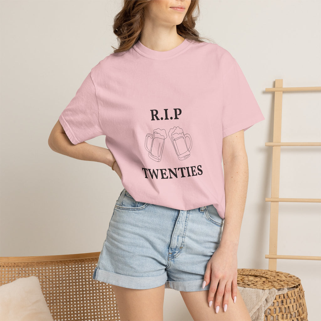 R.I.P. Twenties T-Shirt — Funny 30th Birthday Retro Tee
