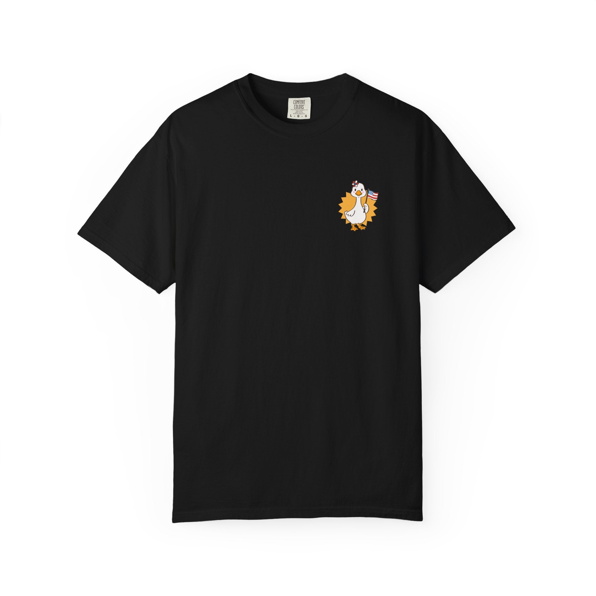 Yellow Patriot Duck Graphic Tee