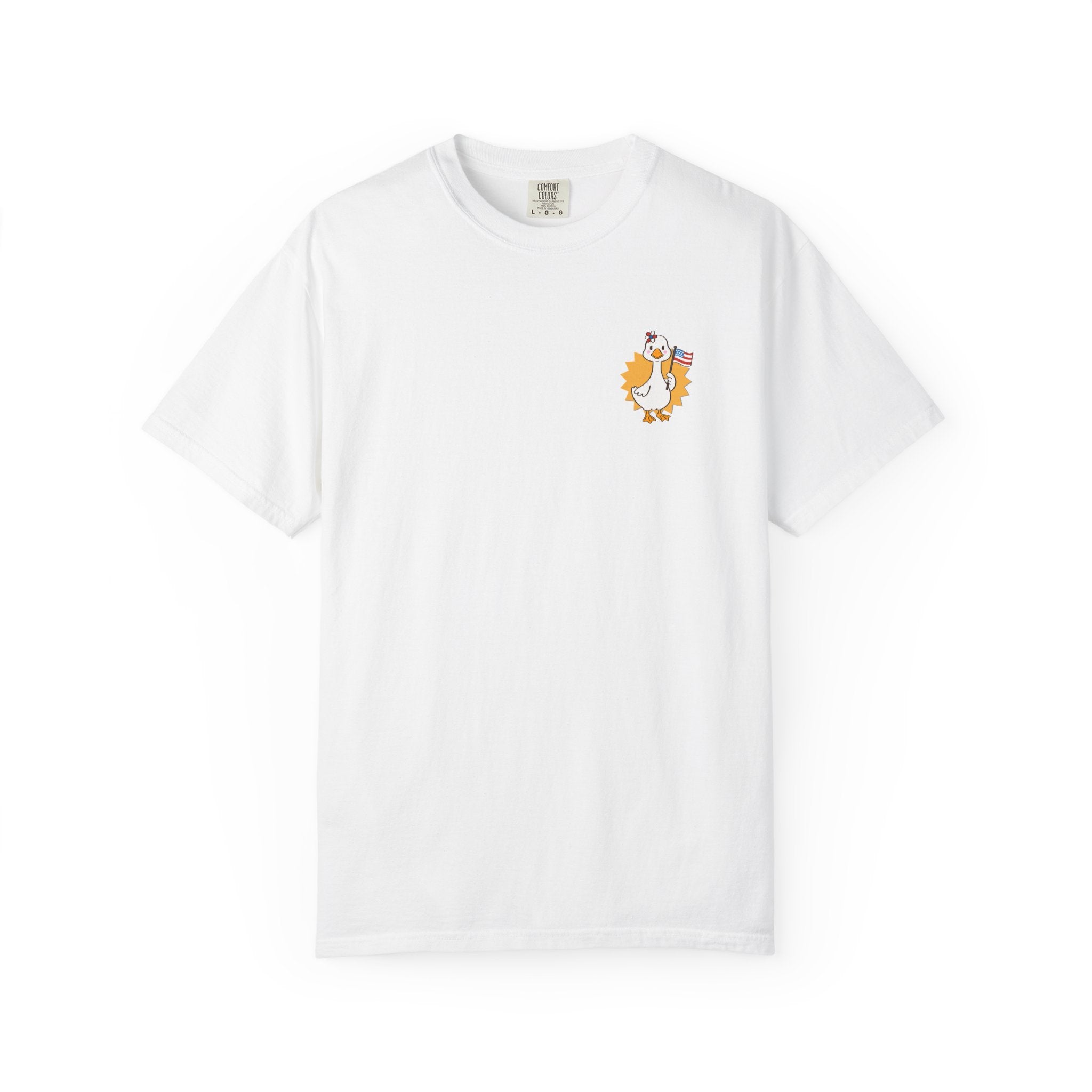 Yellow Patriot Duck Graphic Tee