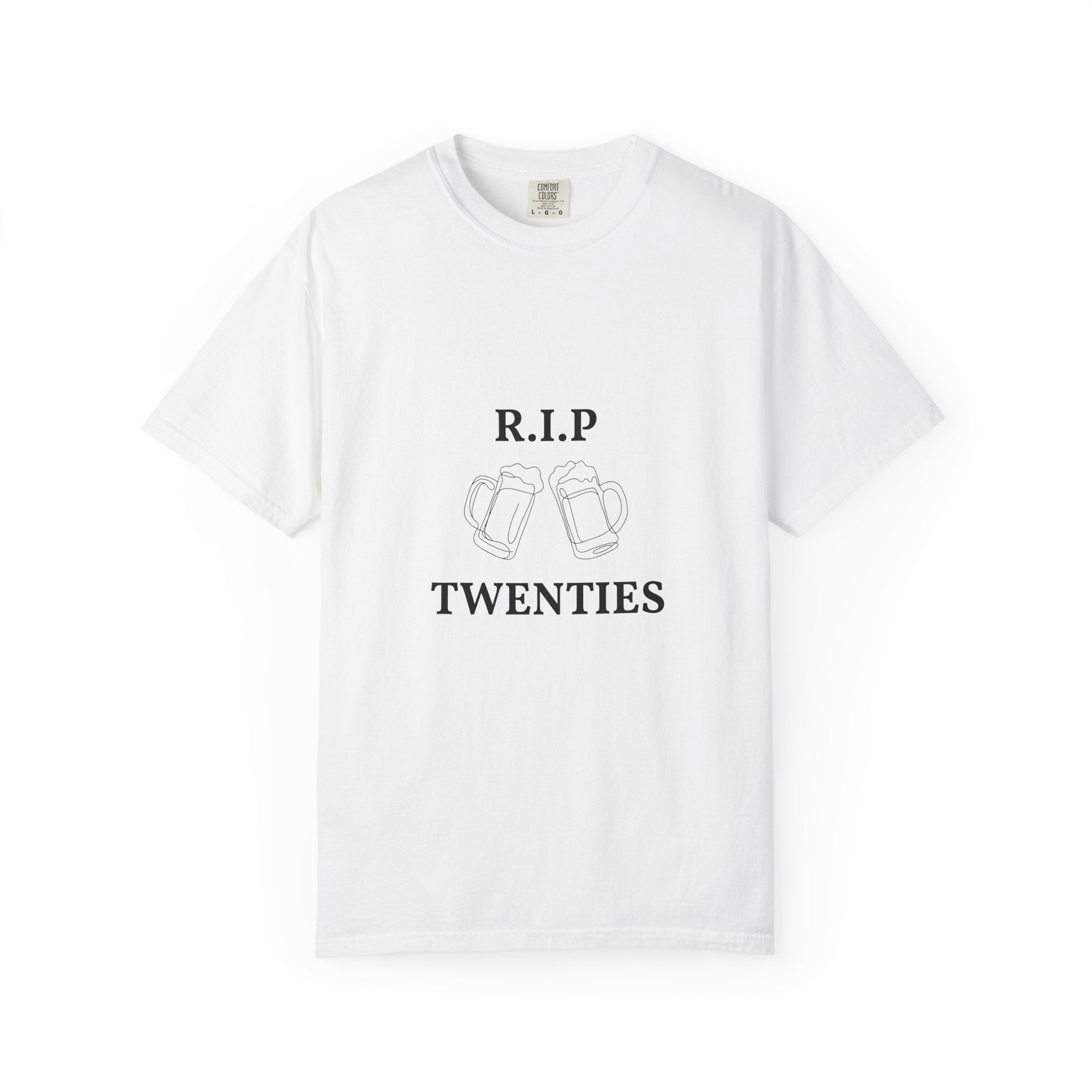 R.I.P. Twenties T-Shirt — Funny 30th Birthday Retro Tee