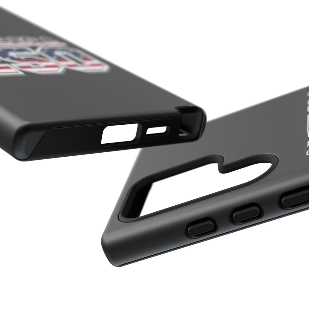 BLACK America250 Phone Case — Patriotic USA Flag Design