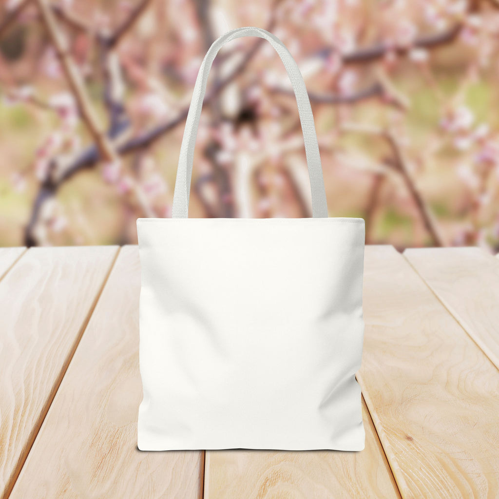 Mahjong Tiles Tote Bag — Zen Mahjong Design with Chinese Characters