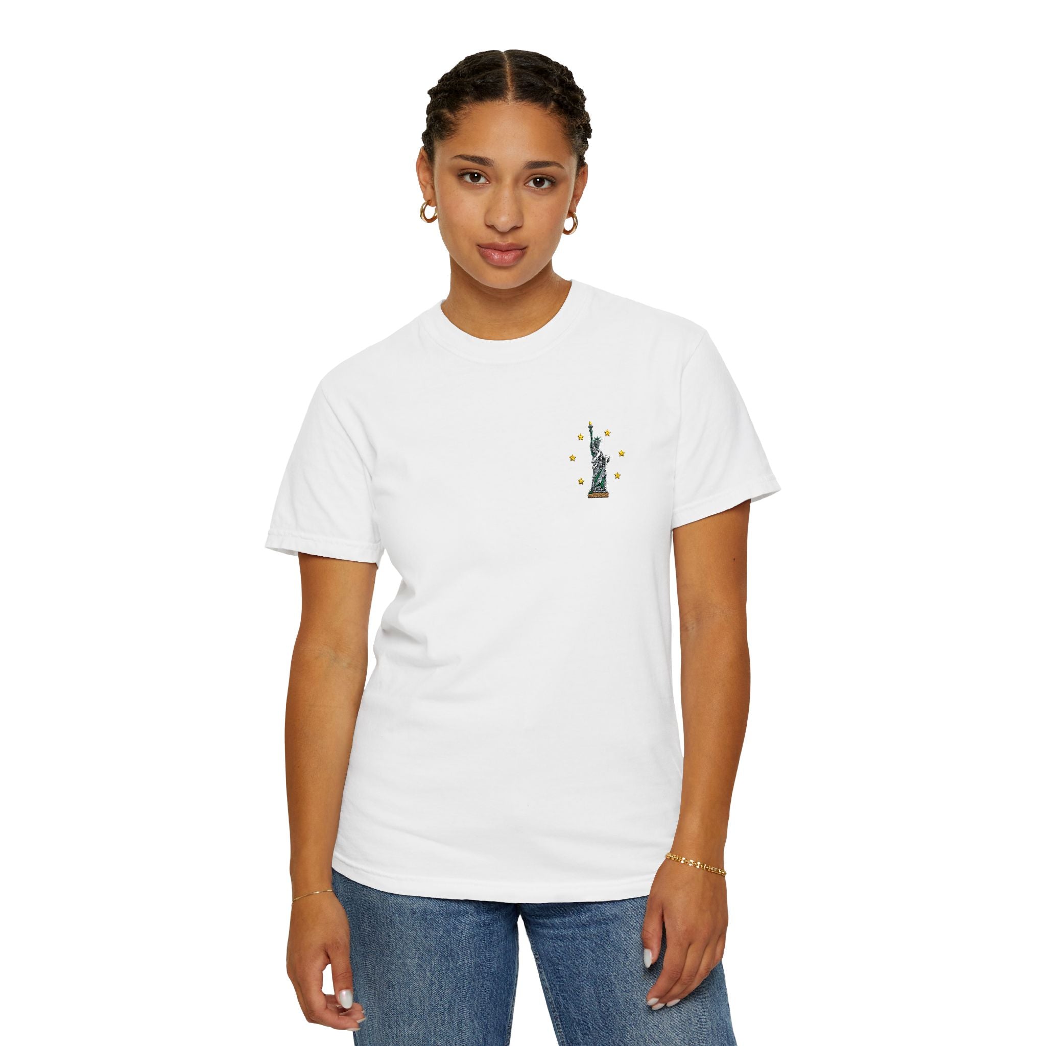 Give me Liberty - Embroidered T-Shirt