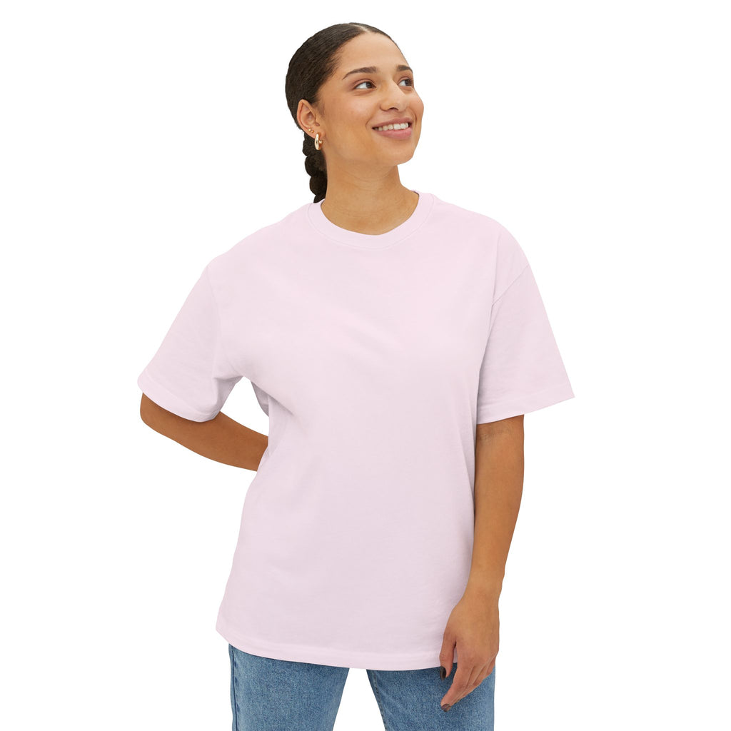 Mahjong Wave Graphic Tee with Back Graphic — Retro Sun Mahjong Tiles Oversized T-Shirt