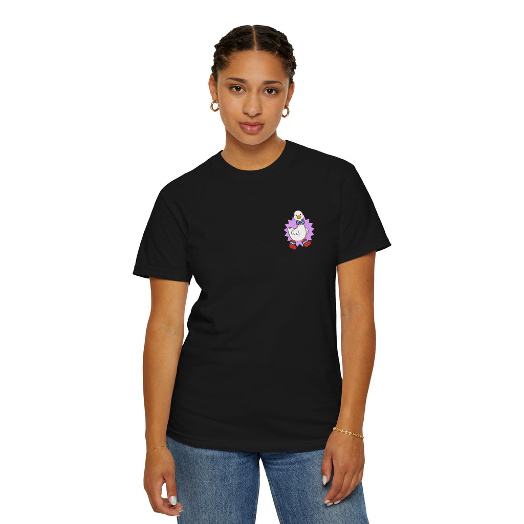 Lilac Patriot Duck Graphic Tee