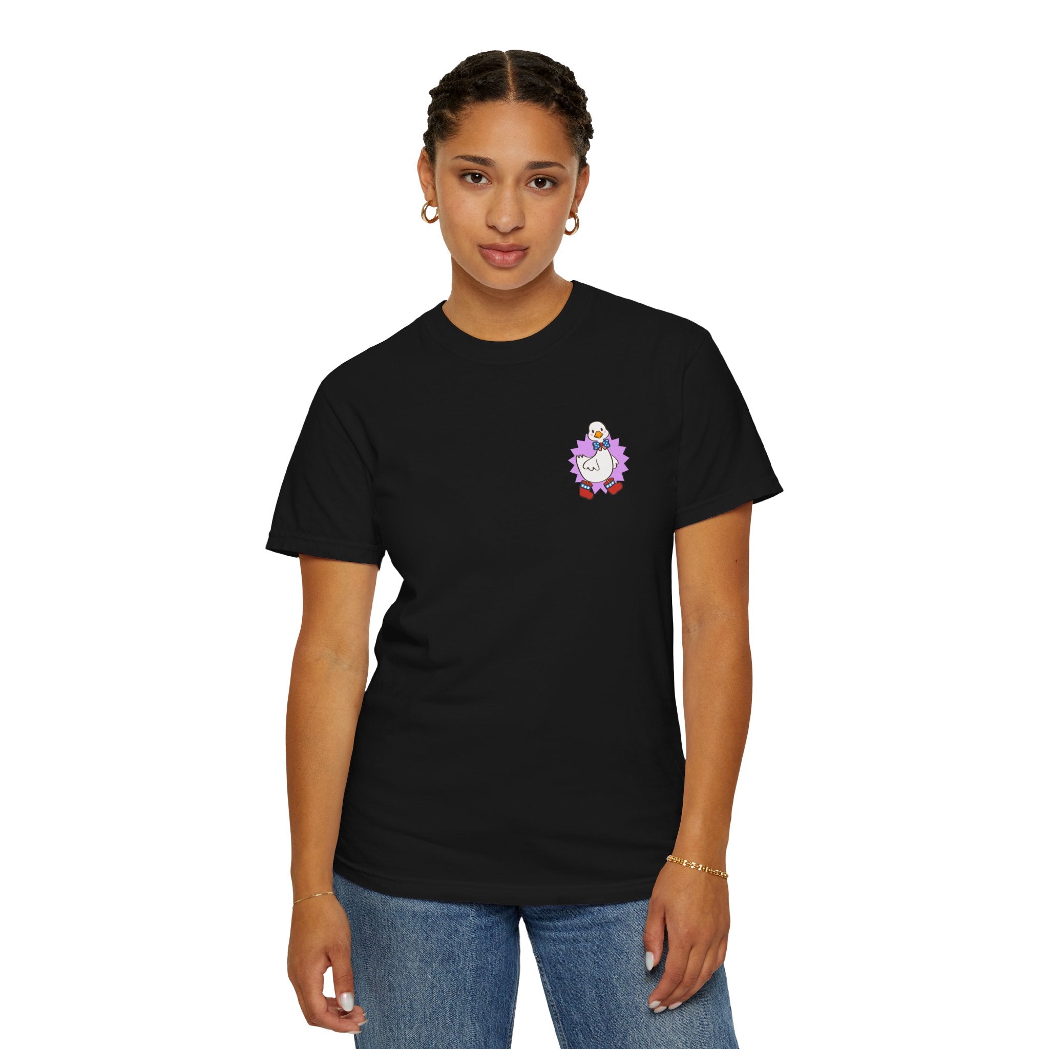 Lilac Patriot Duck Graphic Tee