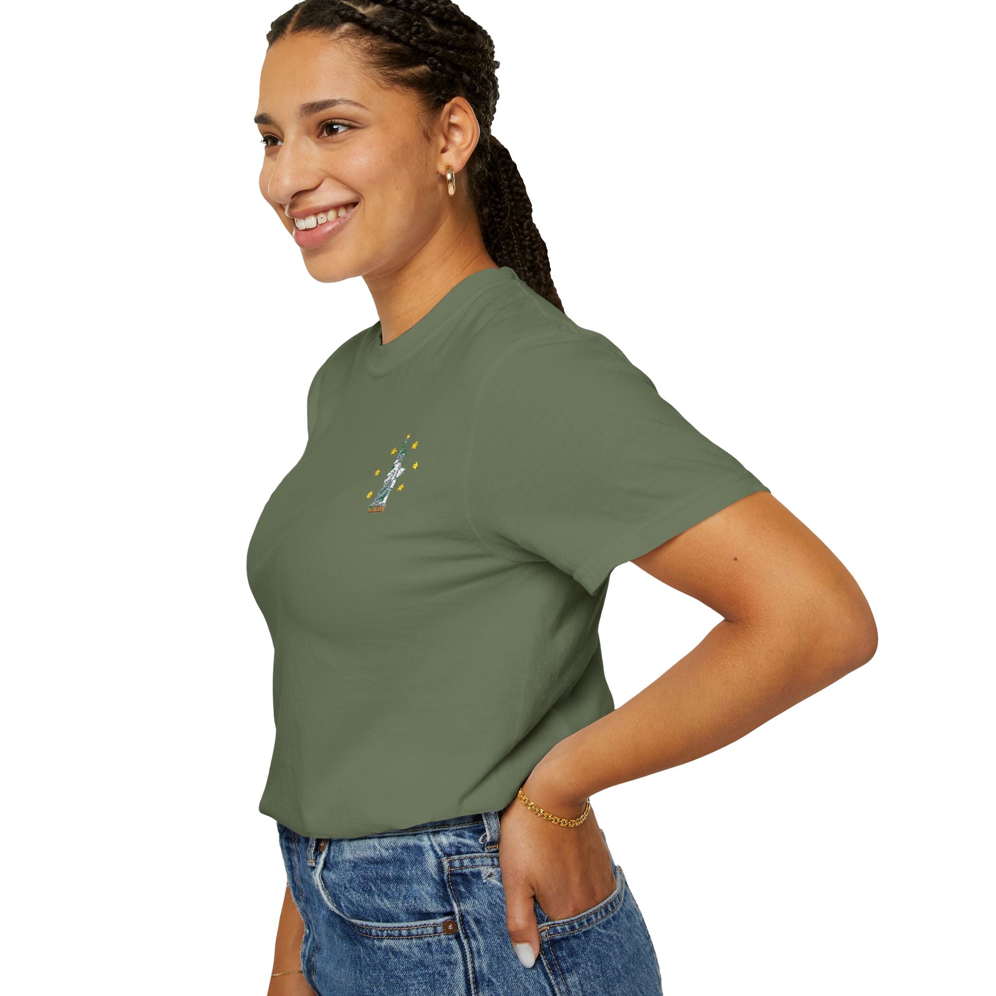 Give me Liberty - Embroidered T-Shirt