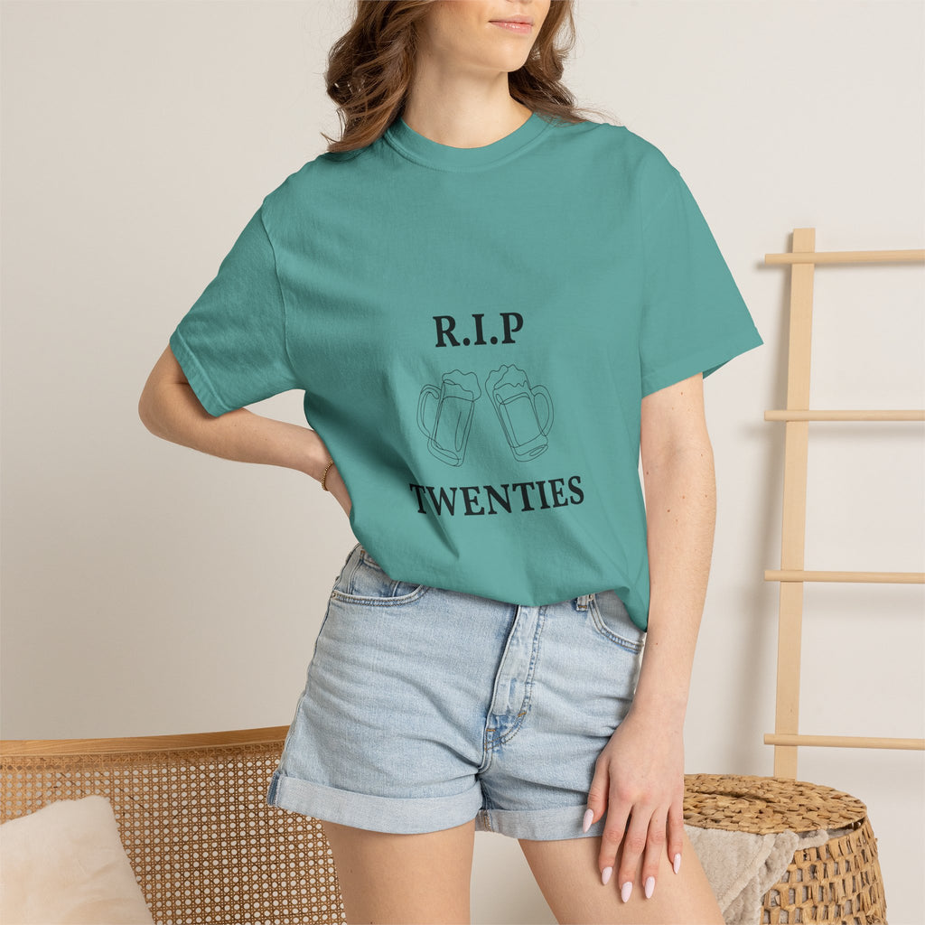 R.I.P. Twenties T-Shirt — Funny 30th Birthday Retro Tee