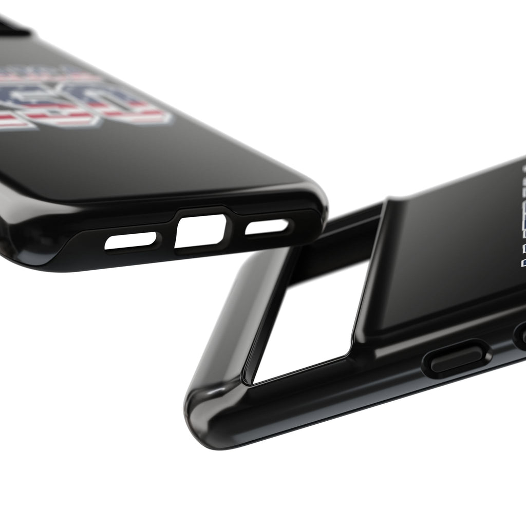 BLACK America250 Phone Case — Patriotic USA Flag Design