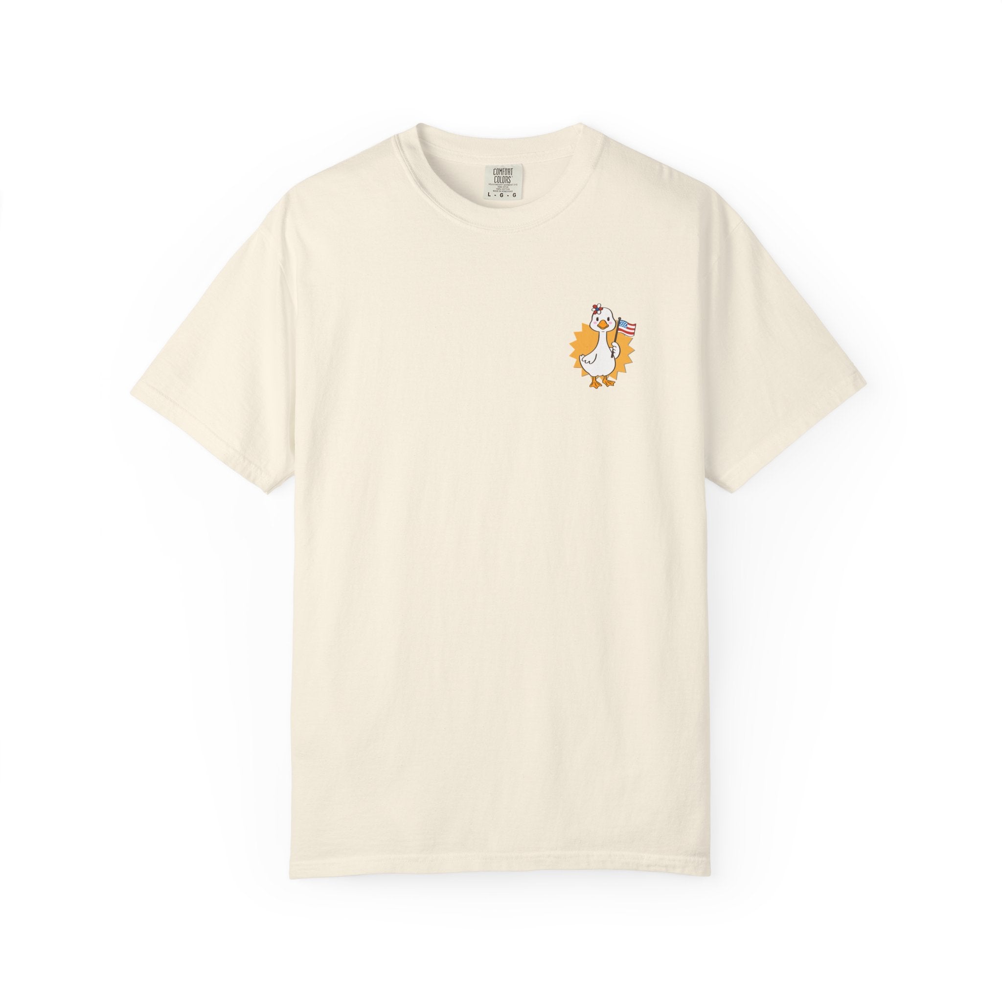 Yellow Patriot Duck Graphic Tee