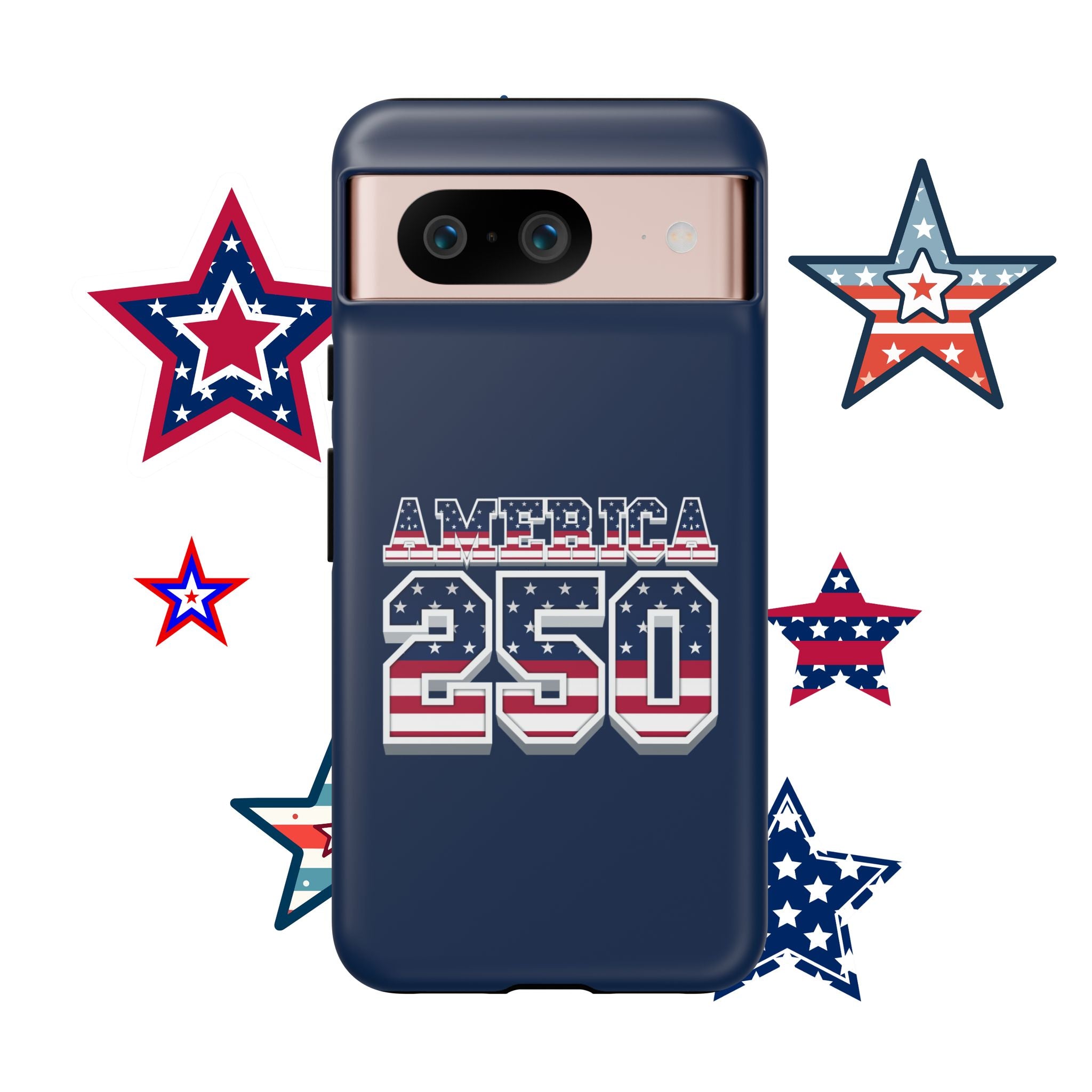 America 250 Phone Case — Patriotic USA Flag Design