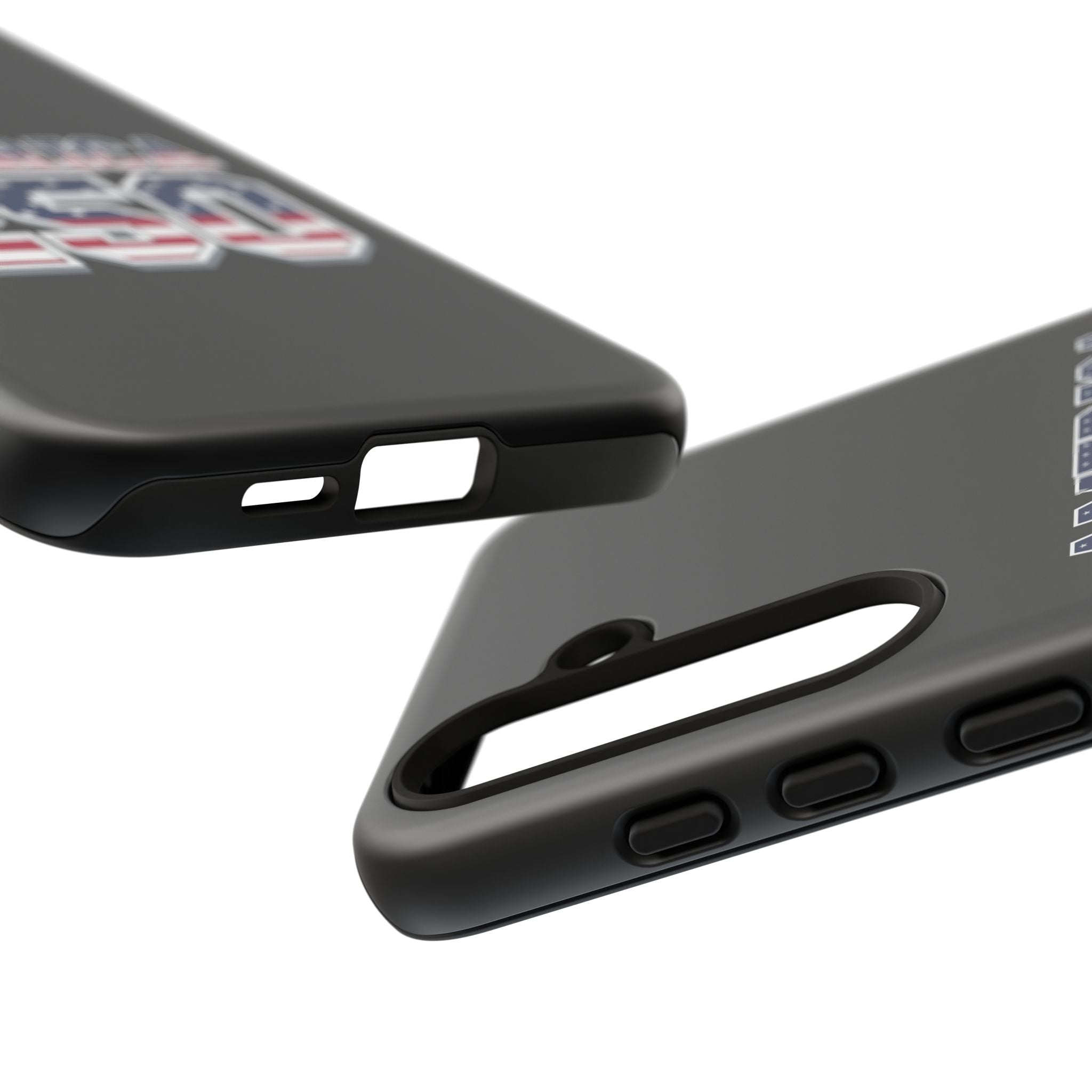 BLACK America250 Phone Case — Patriotic USA Flag Design
