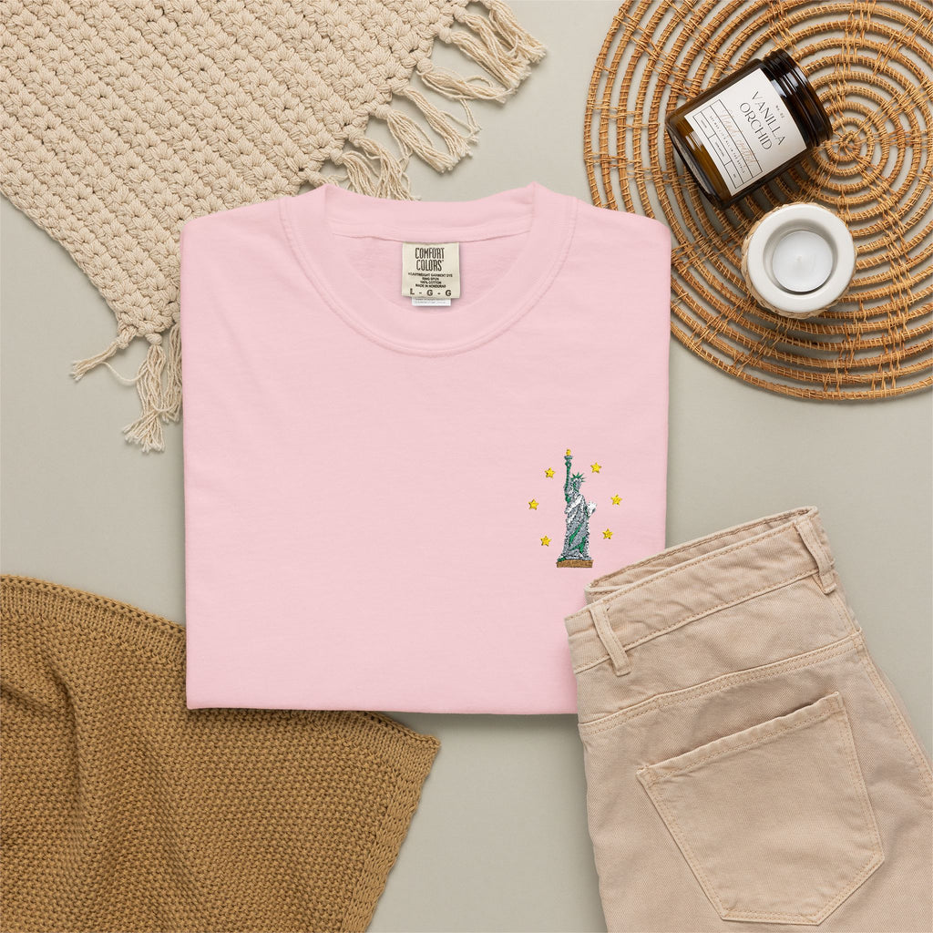 Give me Liberty - Embroidered T-Shirt