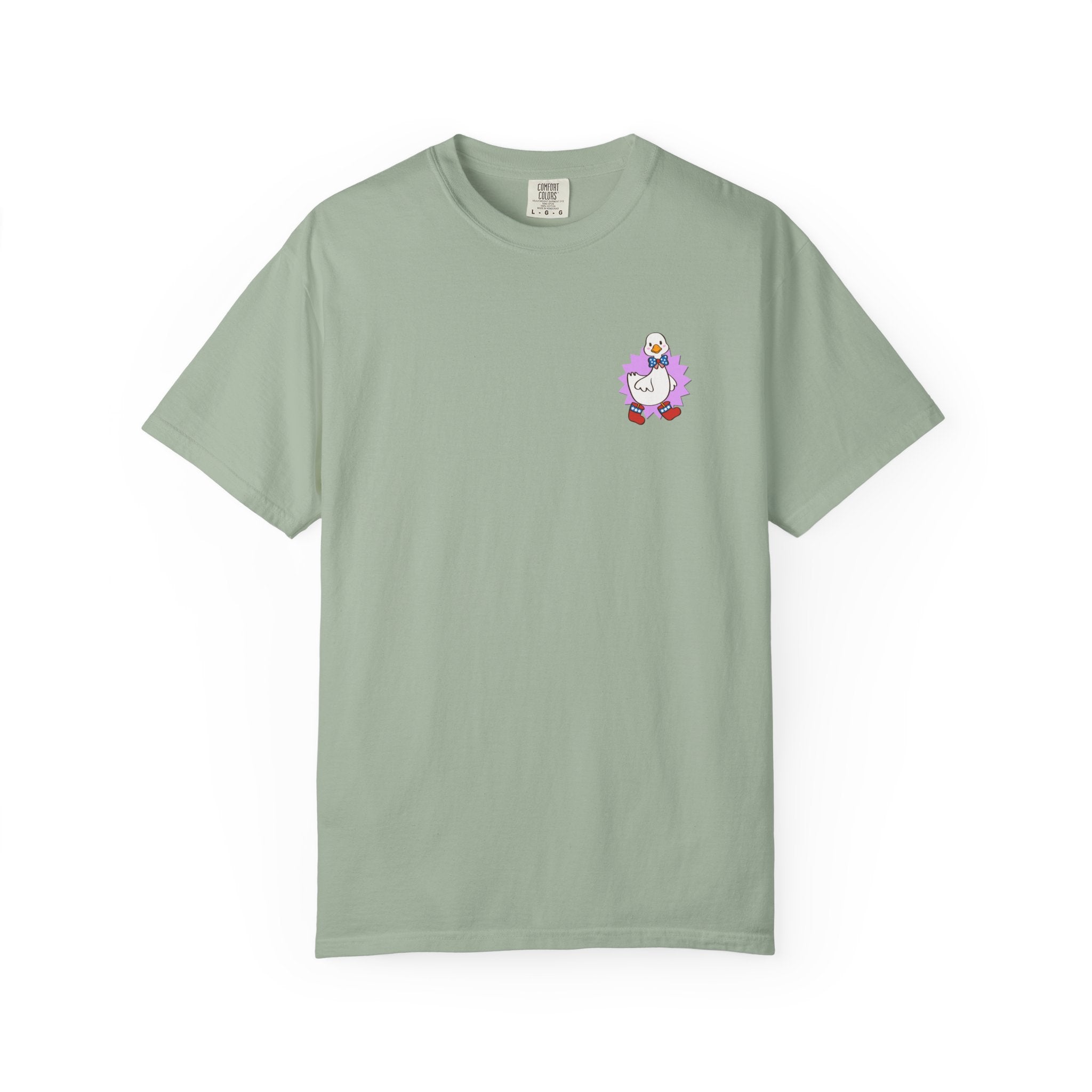 Lilac Patriot Duck Graphic Tee