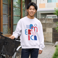 America Abstract Long Sleeve Tee