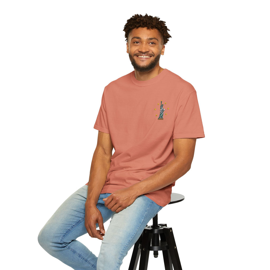 Give me Liberty - Embroidered T-Shirt
