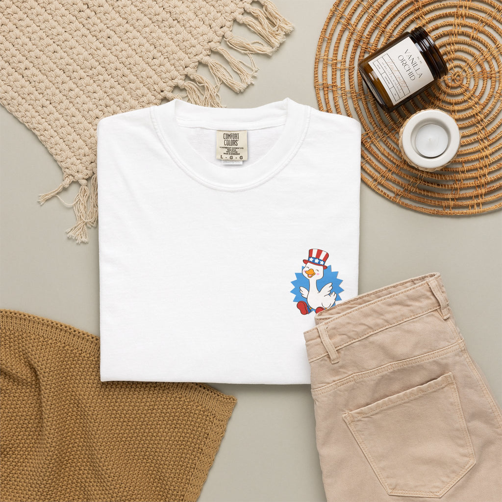 Blue Patriot Duck Graphic Tee
