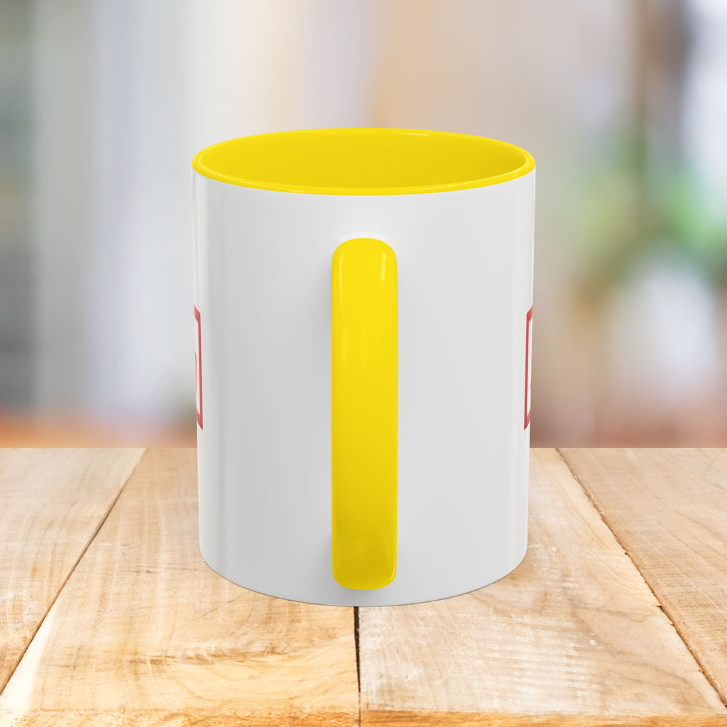 Diligence Is the Mother of Good Fortune Coffee Mug — Red Seal Characters