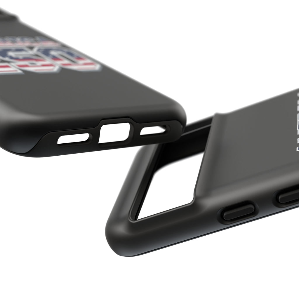 BLACK America250 Phone Case — Patriotic USA Flag Design