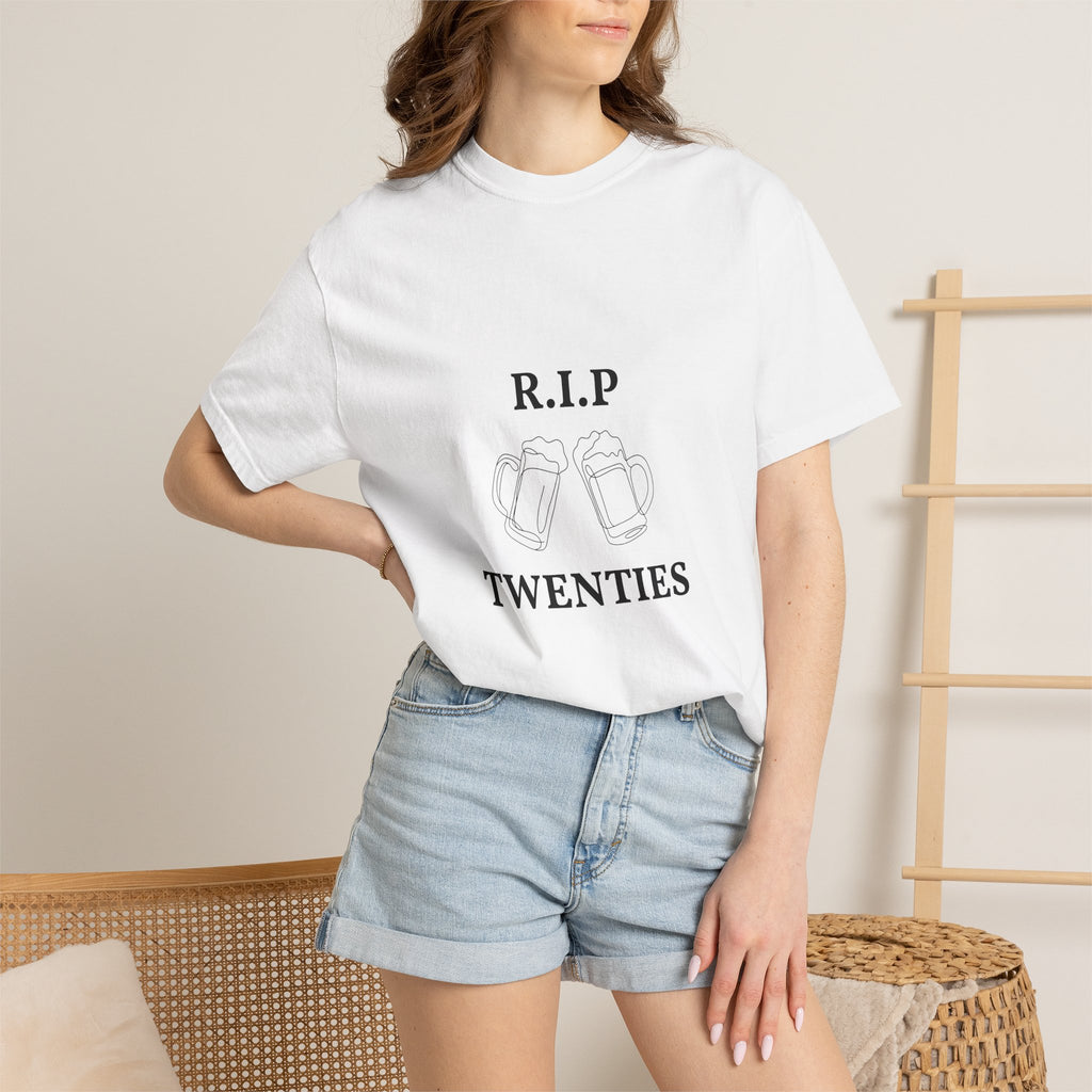 R.I.P. Twenties T-Shirt — Funny 30th Birthday Retro Tee