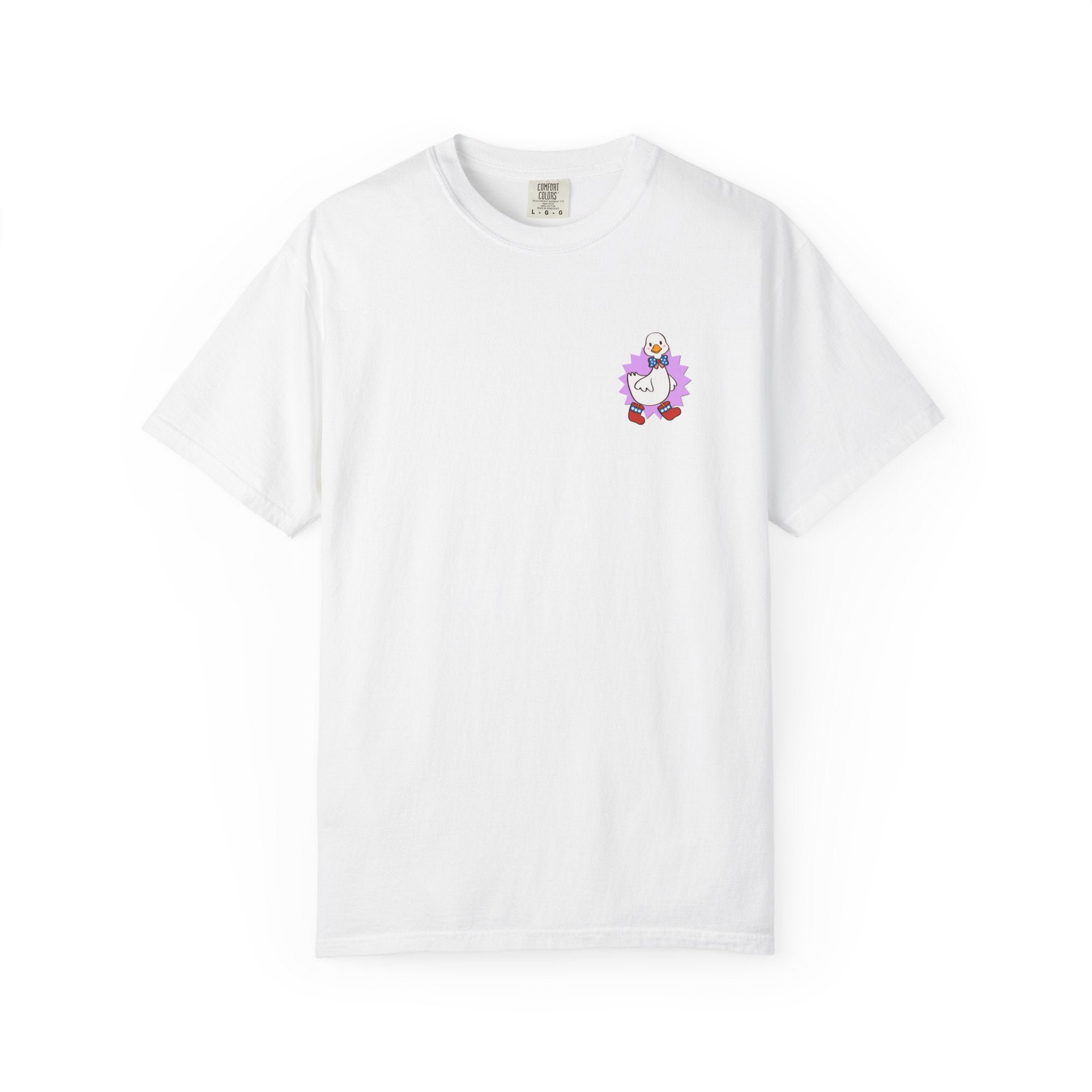Lilac Patriot Duck Graphic Tee