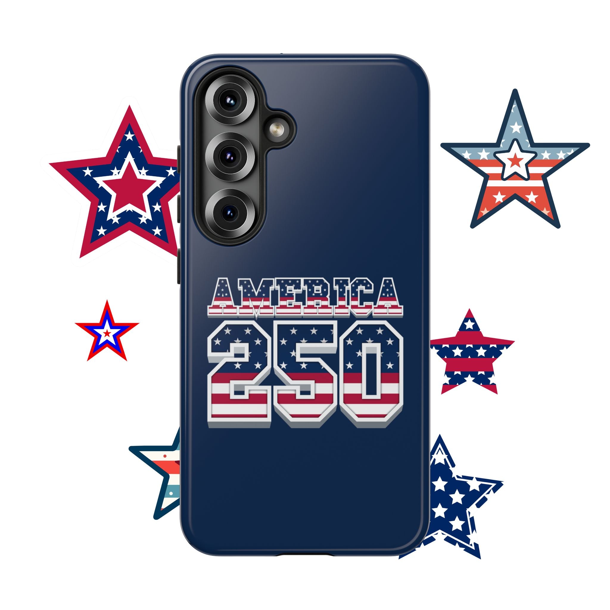 America 250 Phone Case — Patriotic USA Flag Design