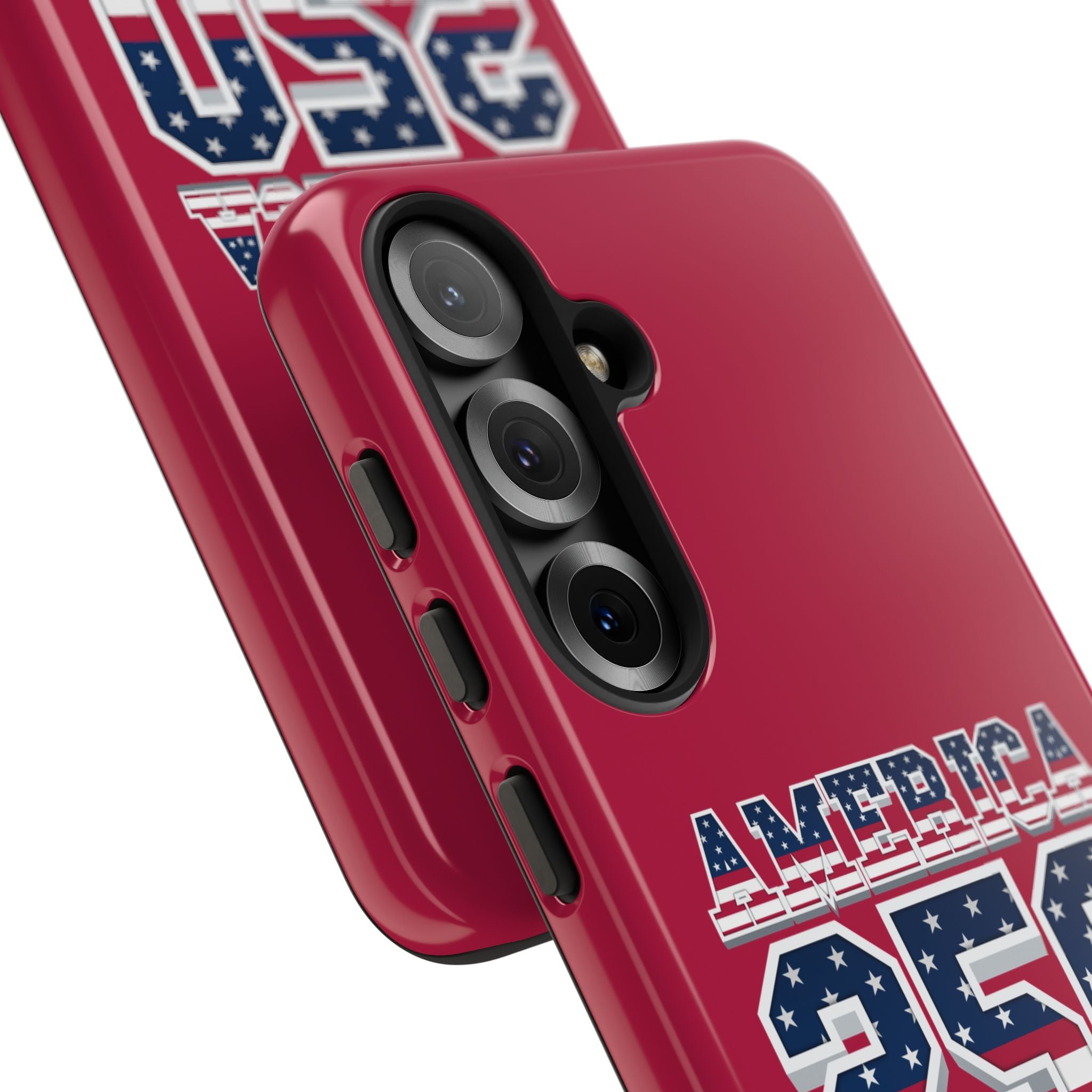 RED America250 Phone Case — Patriotic USA Flag Design