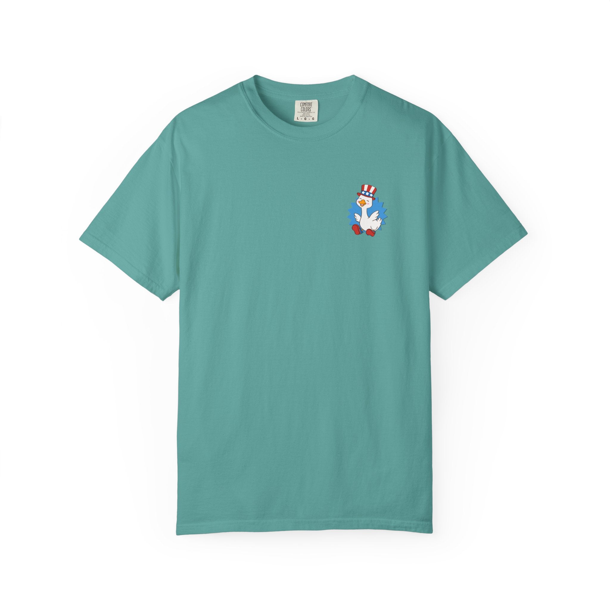 Blue Patriot Duck Graphic Tee