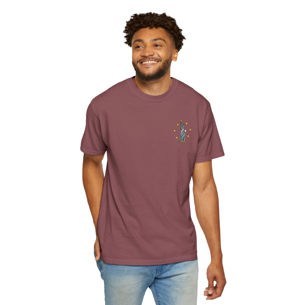 Give me Liberty - Embroidered T-Shirt