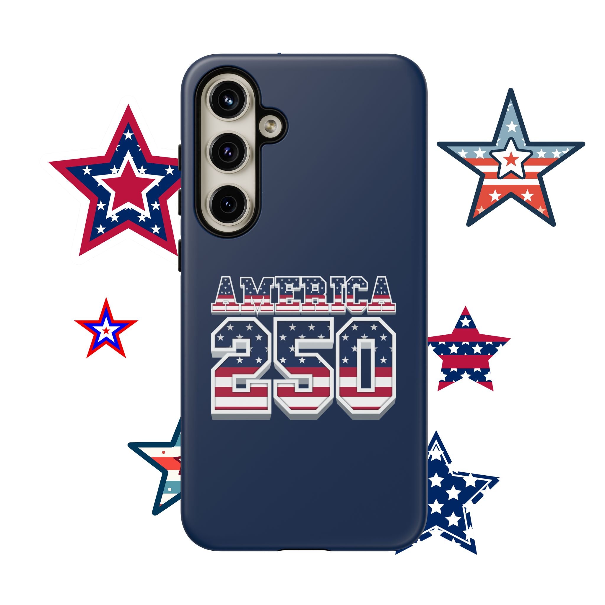 America 250 Phone Case — Patriotic USA Flag Design