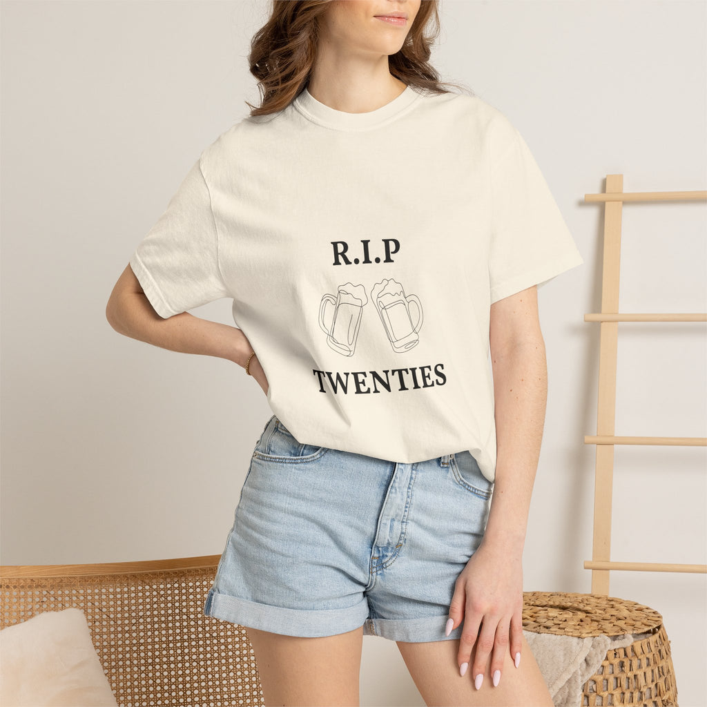 R.I.P. Twenties T-Shirt — Funny 30th Birthday Retro Tee