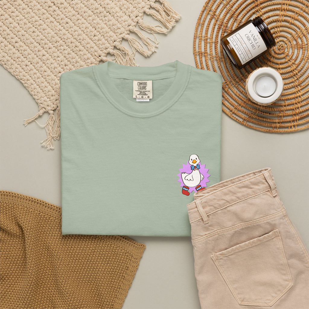 Lilac Patriot Duck Graphic Tee