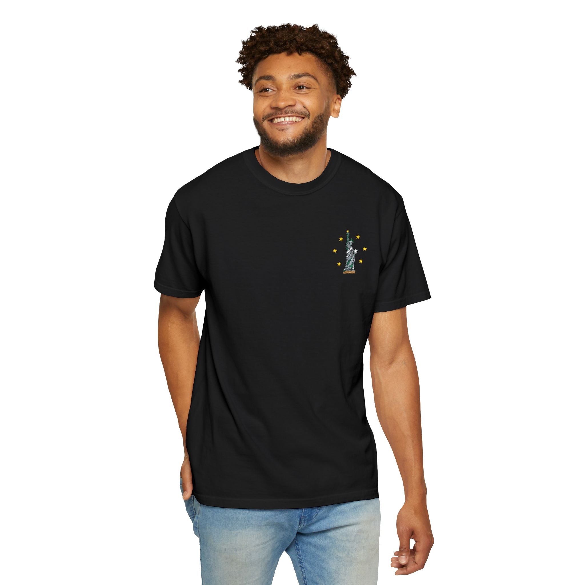 Give me Liberty - Embroidered T-Shirt