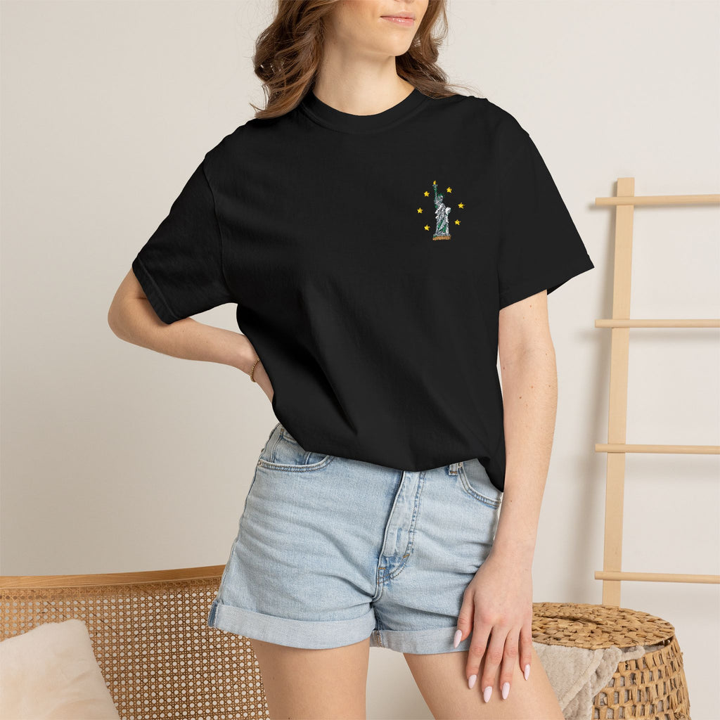 Give me Liberty - Embroidered T-Shirt