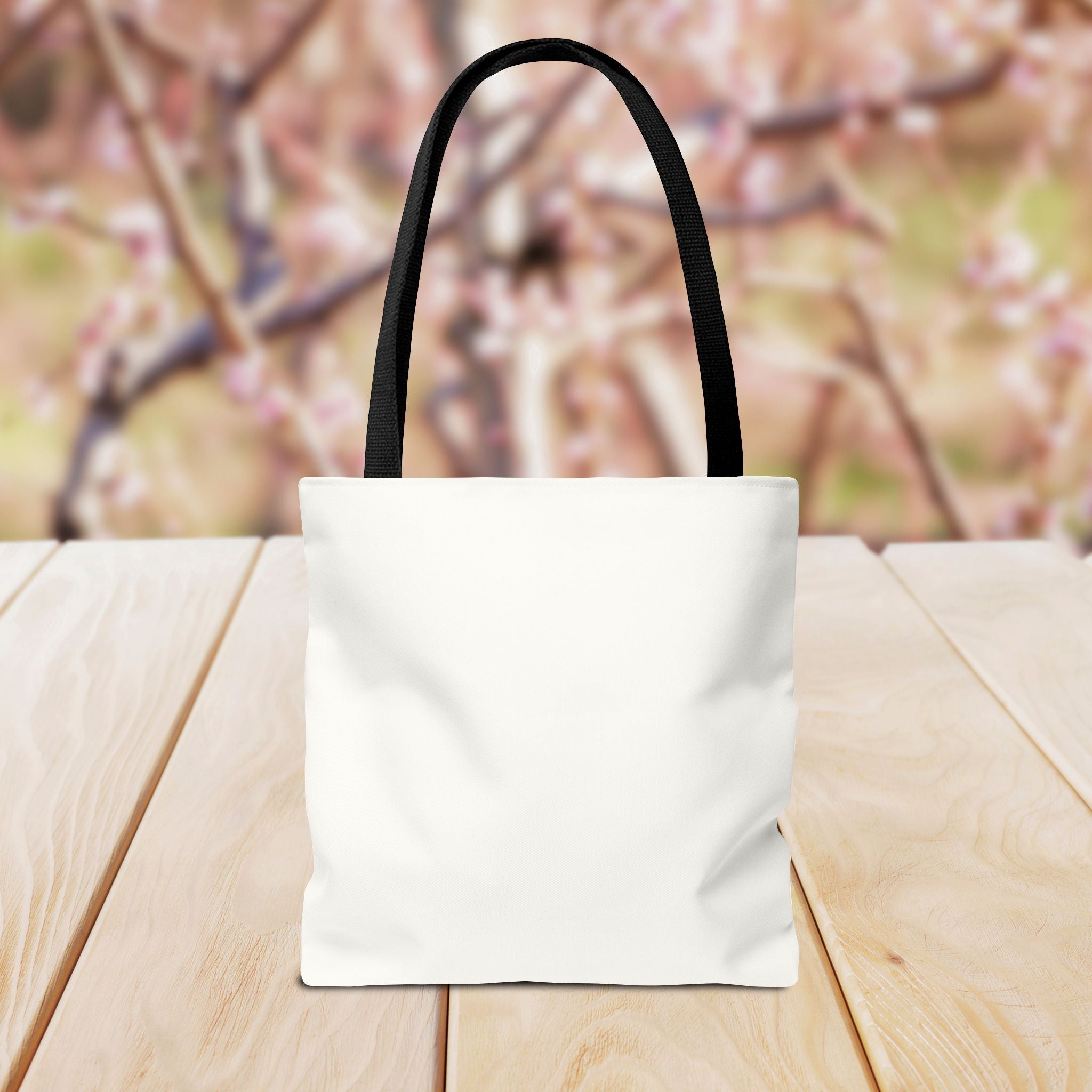 Mahjong Tiles Tote Bag — Zen Mahjong Design with Chinese Characters